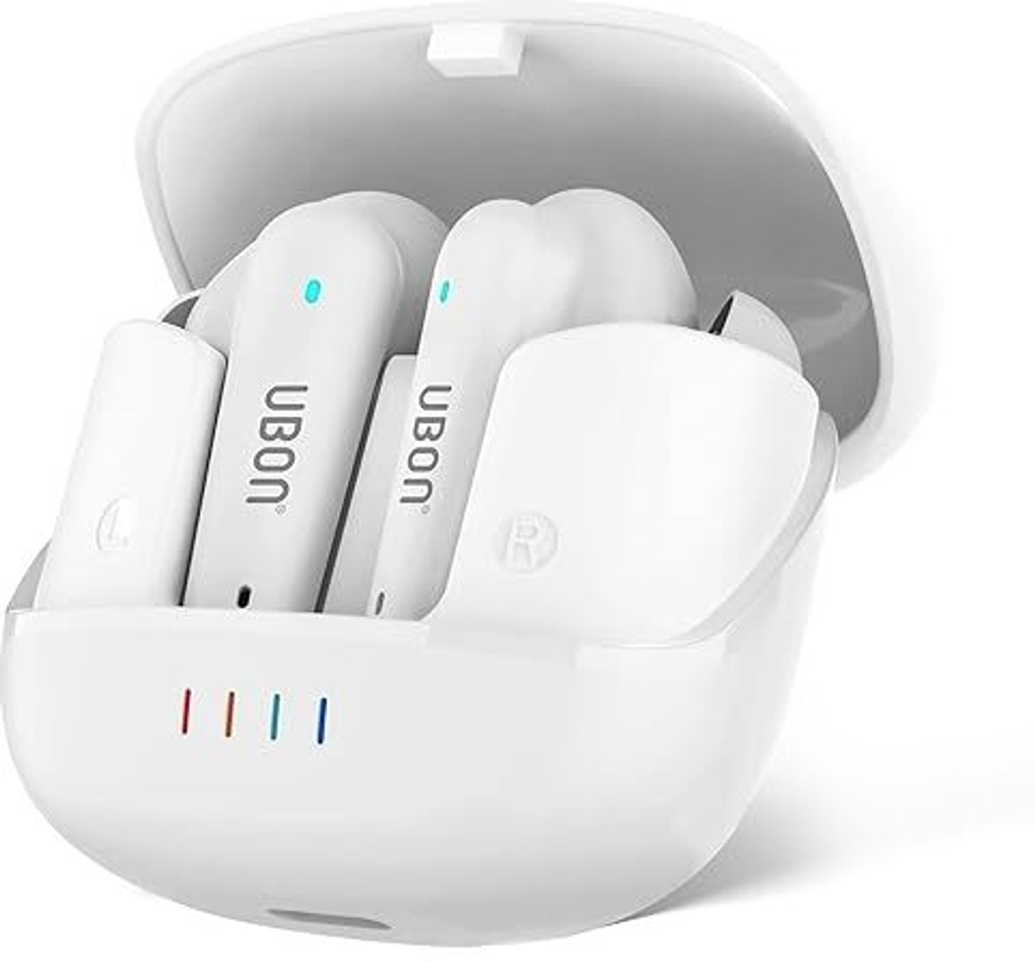 Image of Molta J23 Fast Charging, 40ms Low Latency v5.3, IPX5, 360 Hr Standby Time, AI & ANC Bluetooth Headset (Black, White, Blue, In the Ear)