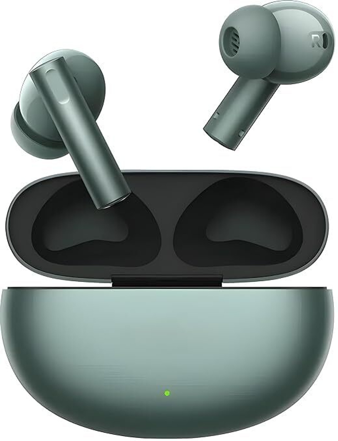 Image of GHEREL Compatible For Realme Buds Air 6 True Wireless Earbuds Cancellation Bluetooth Headset (Smooth Bluetooth Connectivity Protection (Green, True Wireless)