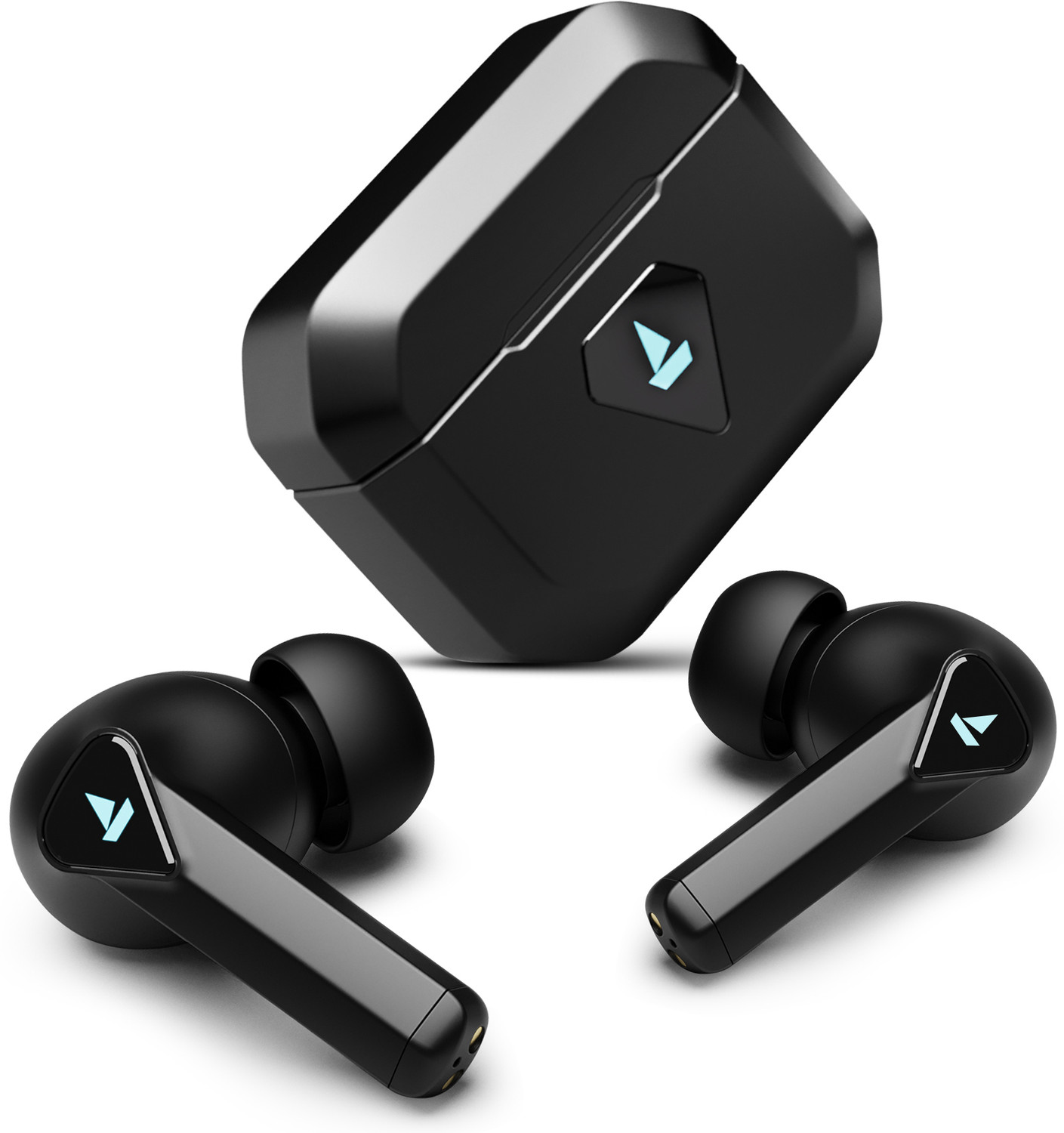 boAt Immortal 150 w/ Beast Mode(40ms Low Latency), 40 HRS Playback & ENx Technology Bluetooth Headset (Black Sabre, True Wireless) - Image 1