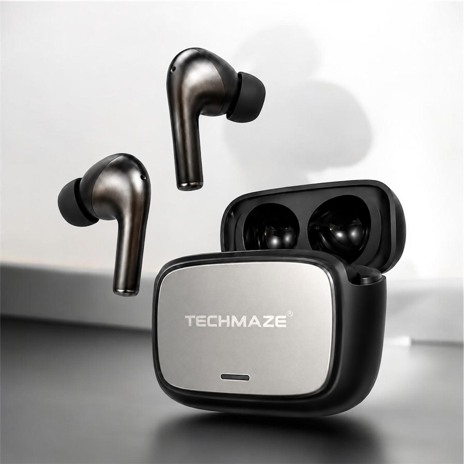 Image of Naama Wireless Bluetooth Earbuds with Advanced Noise Cancellation, Long Battery Life Bluetooth Headset (Multicolor, True Wireless)