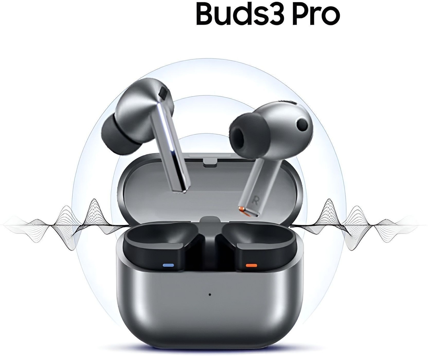 Image of Snexan Buds 3 Pro Bluetooth Bluetooth Headset (Silver, In the Ear)