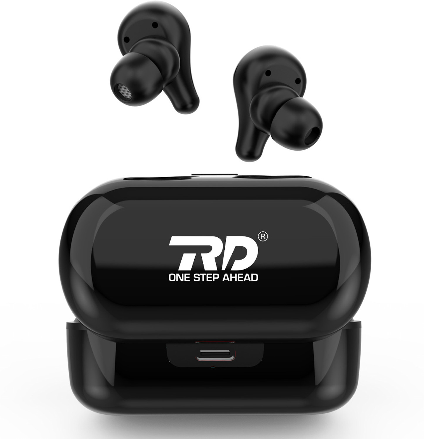 Image of RD Accessories TWS Airbuds - 100 Bluetooth Headset (Black, True Wireless)