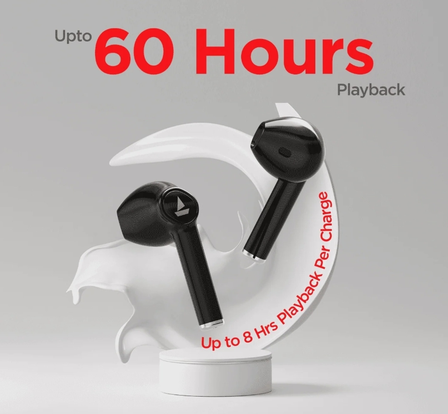 Image of INAYAS Airdopes 131 /8 Bluetooth Headset (Black, True Wireless)