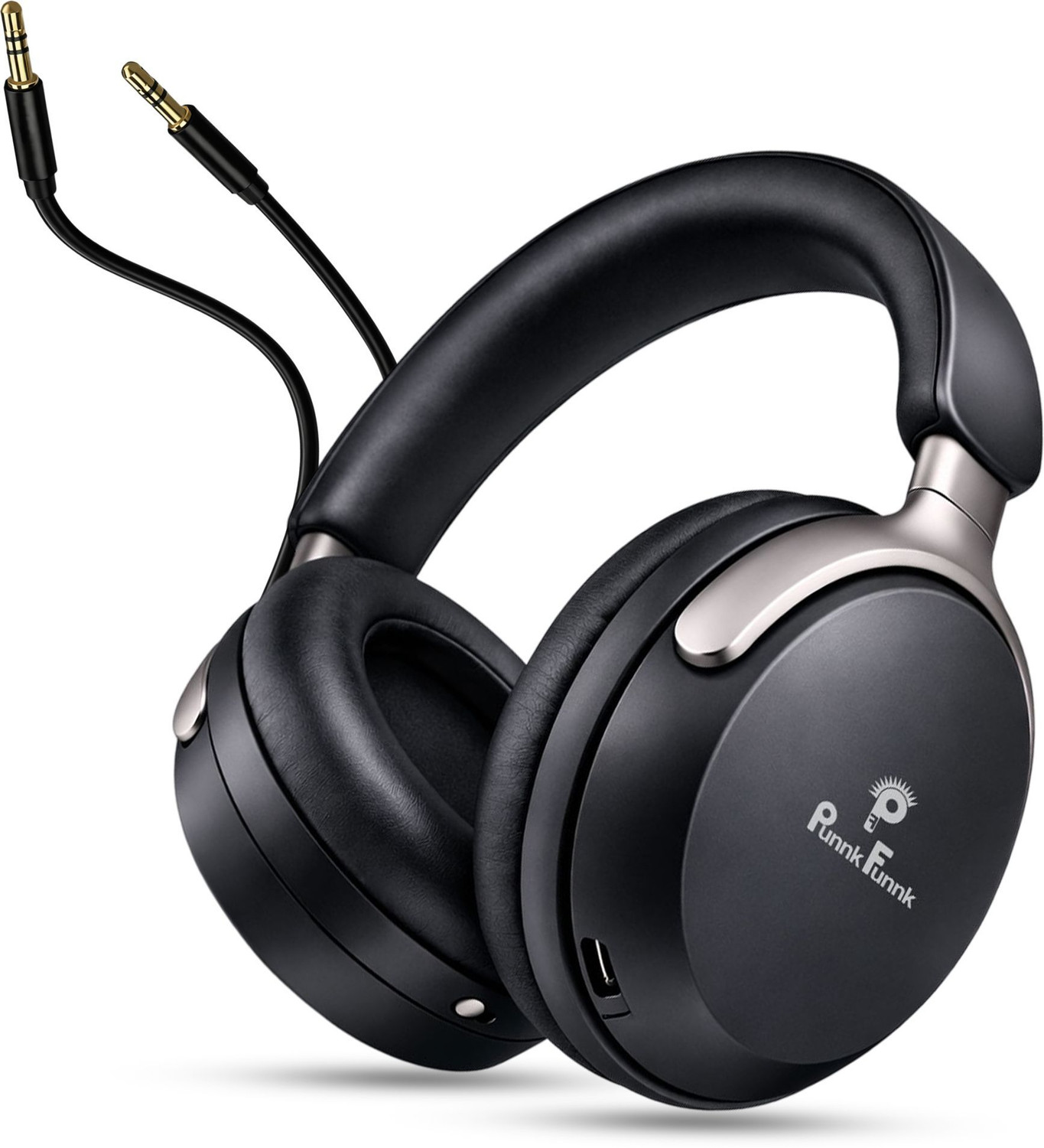 Image of PunnkFunnk Astro Over-Ear Wireless Bluetooth Headphones | Noise Cancellation, 60H Battery Bluetooth Headset (BluePink, On the Ear)