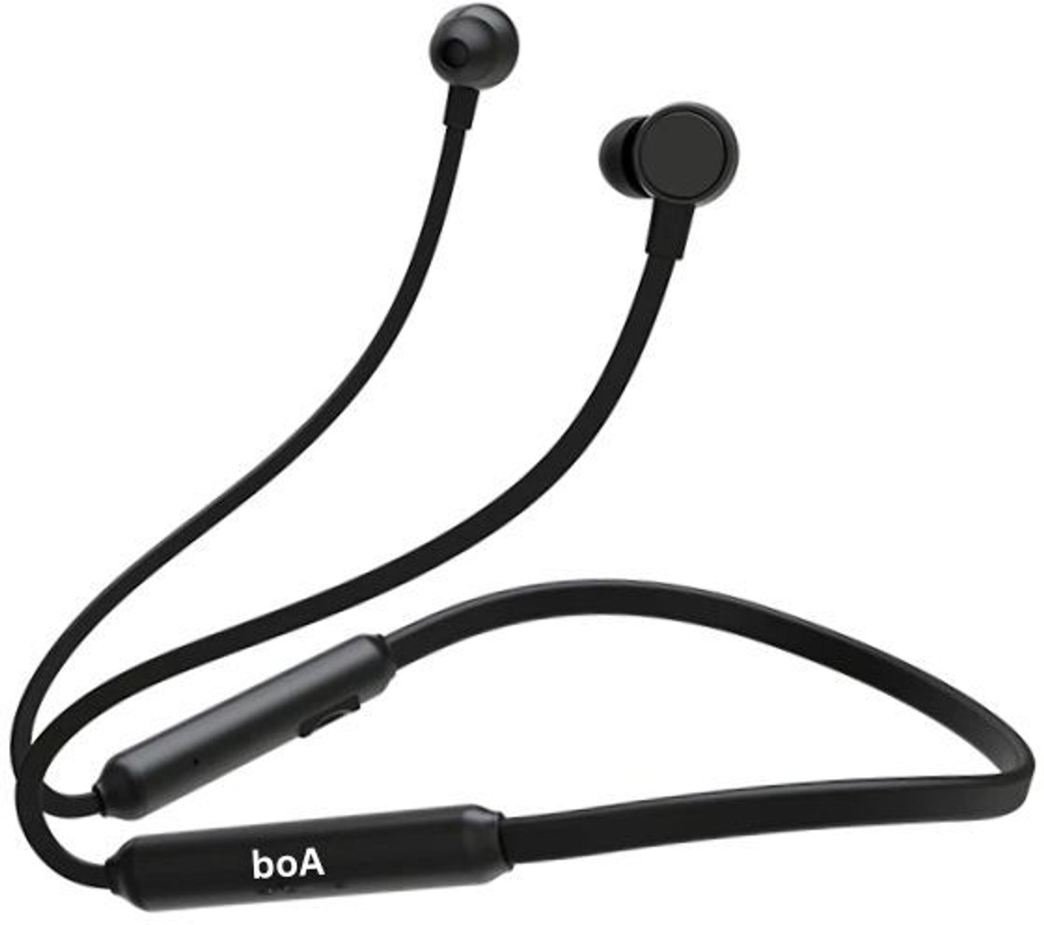Image of Palnek 8oAt Advanced Bluetooth Neckband 40 Hrs - Wireless Tech, Enhanced Bass QC Bluetooth Headset (Black, In the Ear)