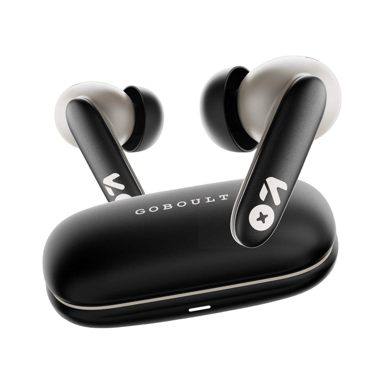 Image of Molta J23 Fast Charging, 40ms Low Latency v5.3, IPX5, 360 Hr Standby Time, AI & ANC Bluetooth Headset (Black, White, Blue, In the Ear)