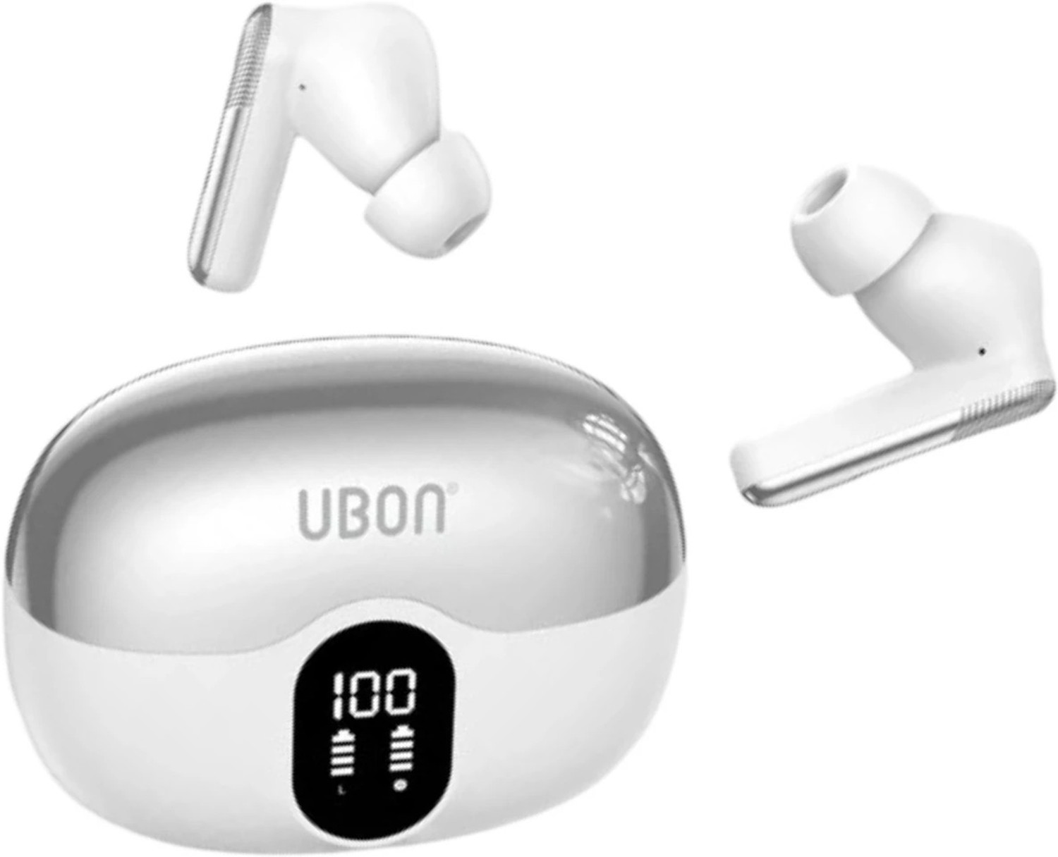 Image of Molta J23 Fast Charging, 40ms Low Latency v5.3, IPX5, 360 Hr Standby Time, AI & ANC Bluetooth Headset (Black, White, Blue, In the Ear)