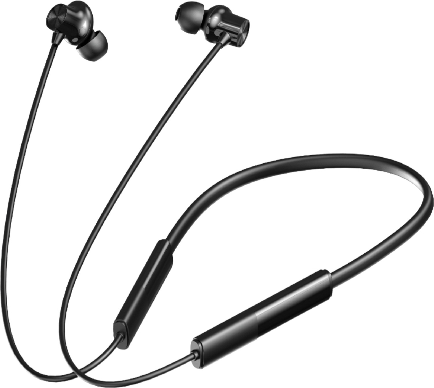 Image of RD E450 Bluetooth Neckband with Deep Bass, Fast Charging, Magnetic Earbuds Bluetooth Headset (Black, In the Ear)