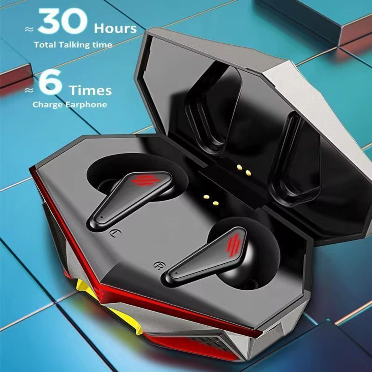 Image of Life Like Sports Gaming TWS Earbuds Earphones With Mic Bluetooth Headset (Black, True Wireless)