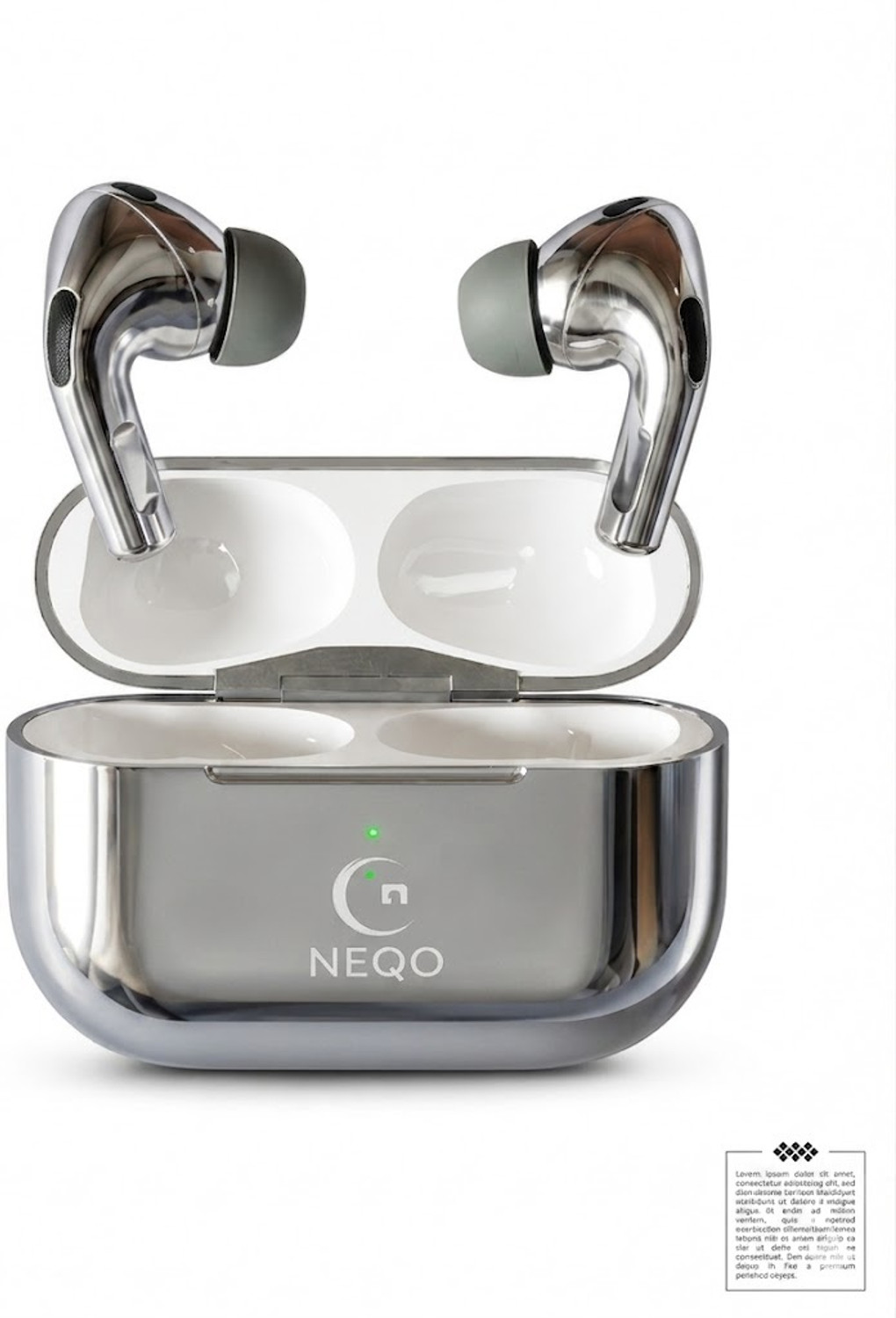 Image of Thirty First Buds3 Pro Wireless Earbuds, Powered by Galaxy AI, IP57 Active Noise Cancellation Bluetooth Headset (Silver, In the Ear)