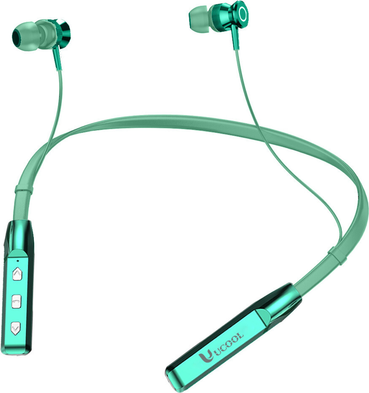 Image of Palnek 8oAt Advanced Bluetooth Neckband 40 Hrs - Wireless Tech, Enhanced Bass QC Bluetooth Headset (Black, In the Ear)