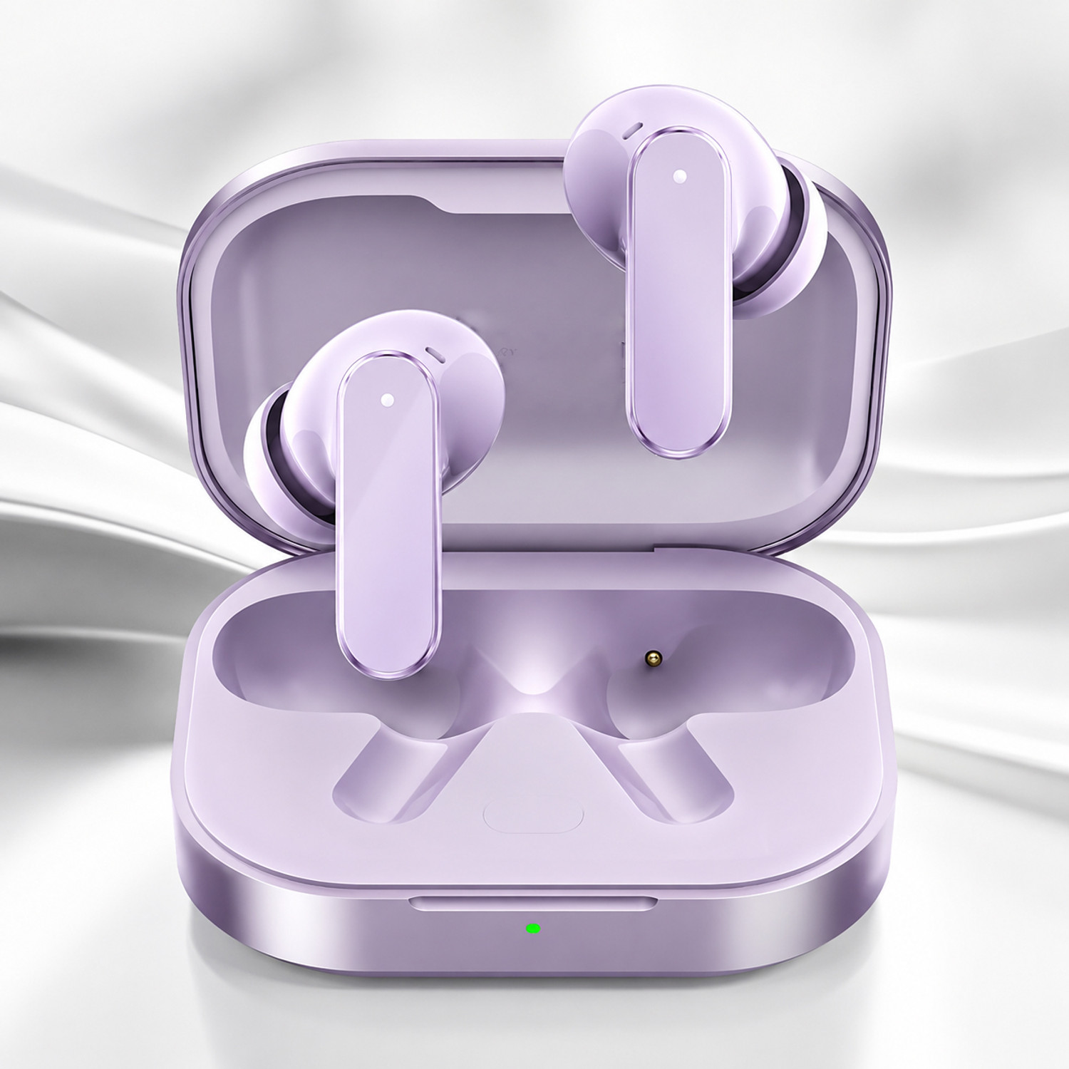 Image of AYNEXS ORIGINAL for Real-me Buds Air 8 with Bass Dual Drivers Bluetooth Headset (Gold, True Wireless)