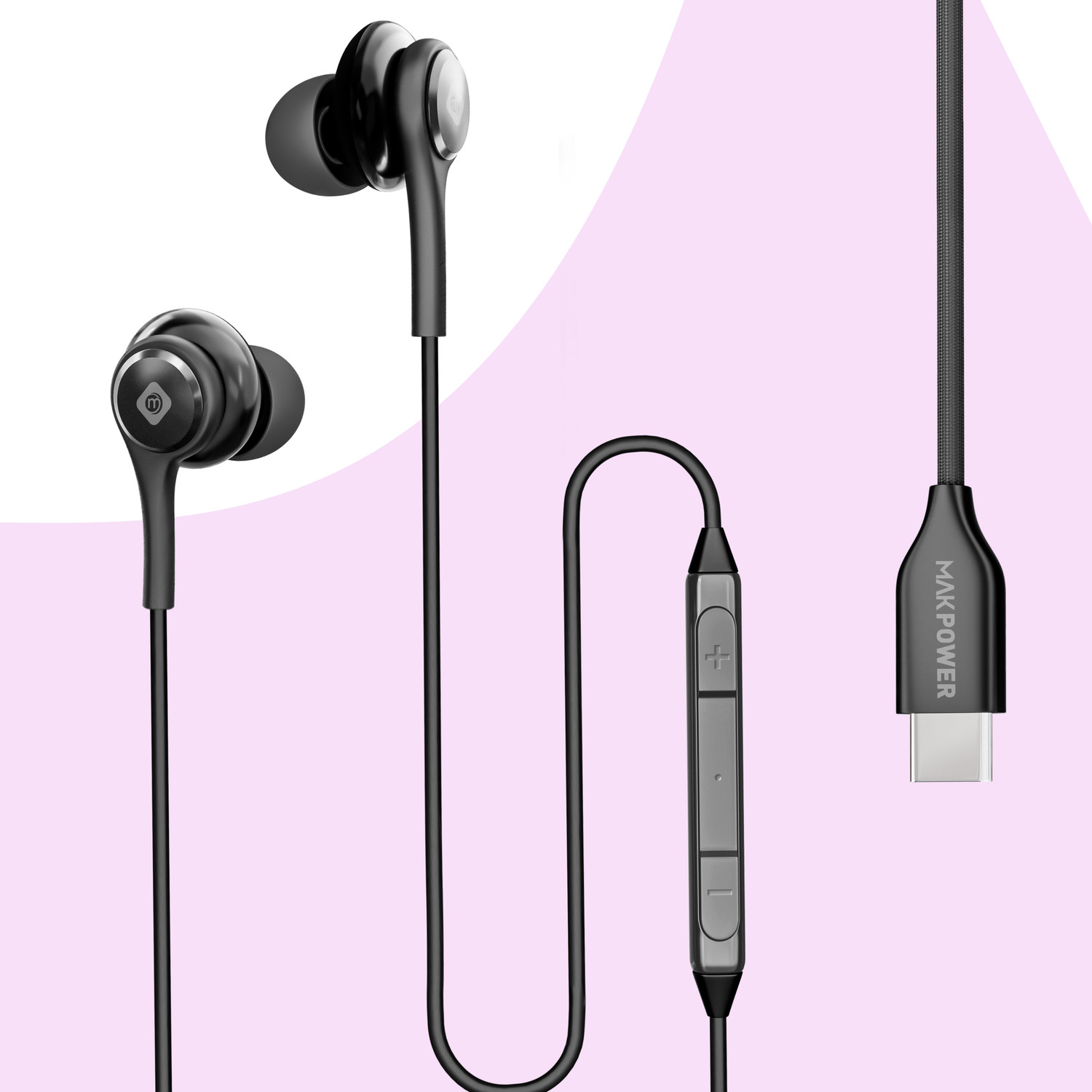 Image of RD Telinet boAt Type-C Magnetic deep bass super sound quality Wired Headset (Blue /Green, In the Ear)