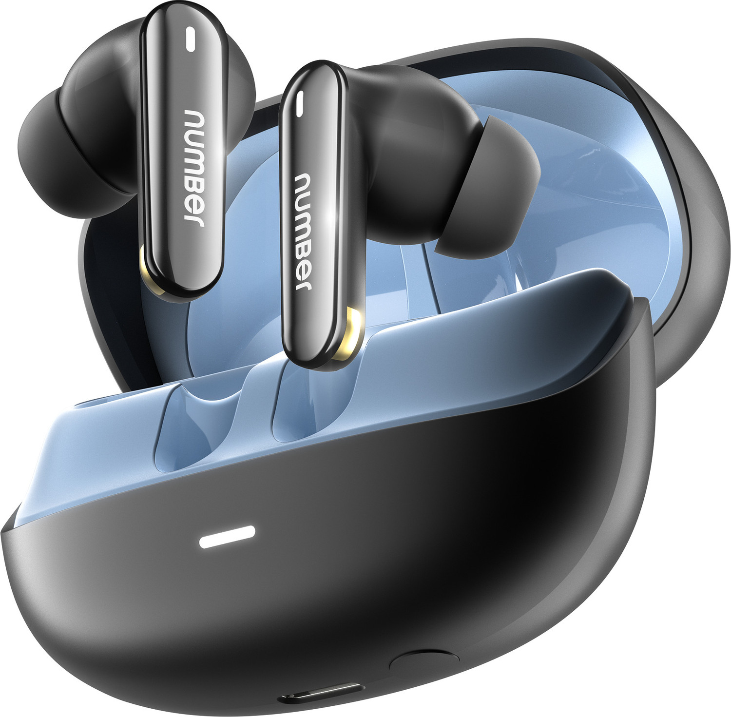 Image of THANVIKA TECH BUDS 111v2 TWS Bluetooth Headset (Black, True Wireless)