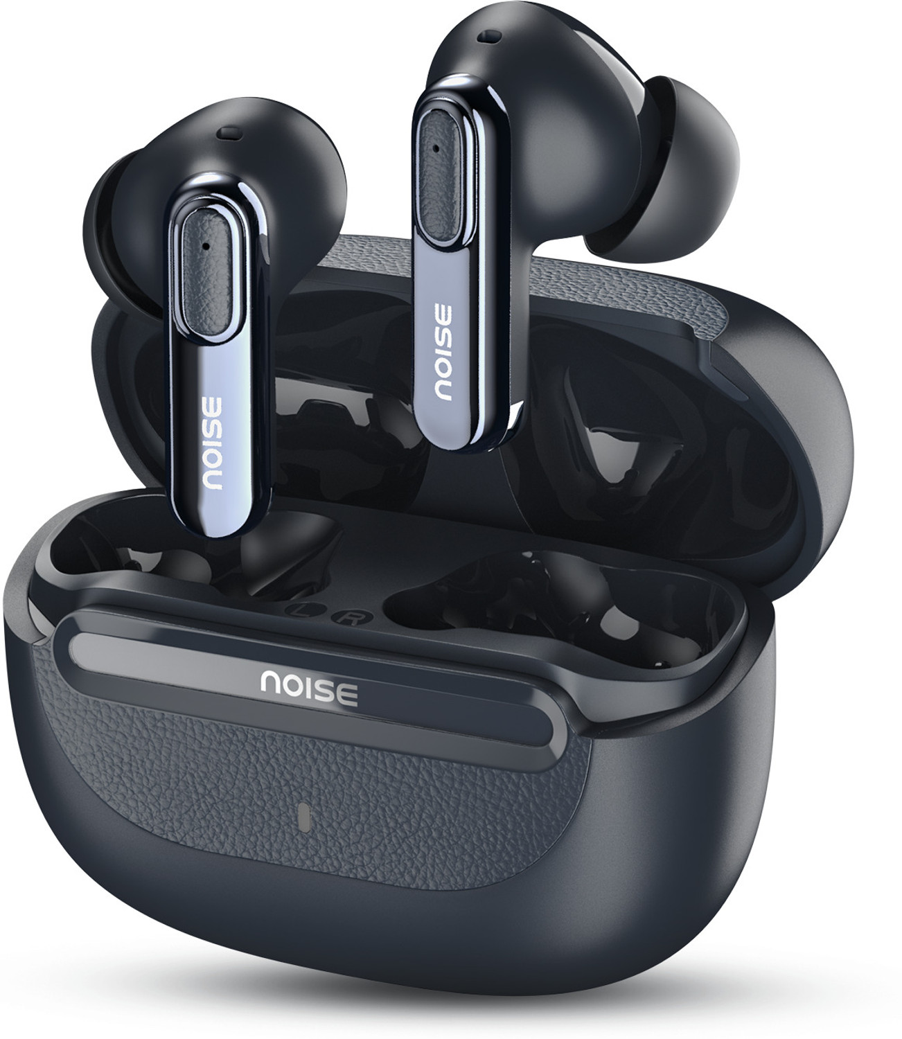 Image of Lynacz Original Compatible for Realme Buds T200x TWS Earbuds with Deep Bass 12.4mm Drivers, 25dB Bluetooth Headset (Active Noise Cancellation, Quad Mic, 45ms Latency - (Black), In the Ear)