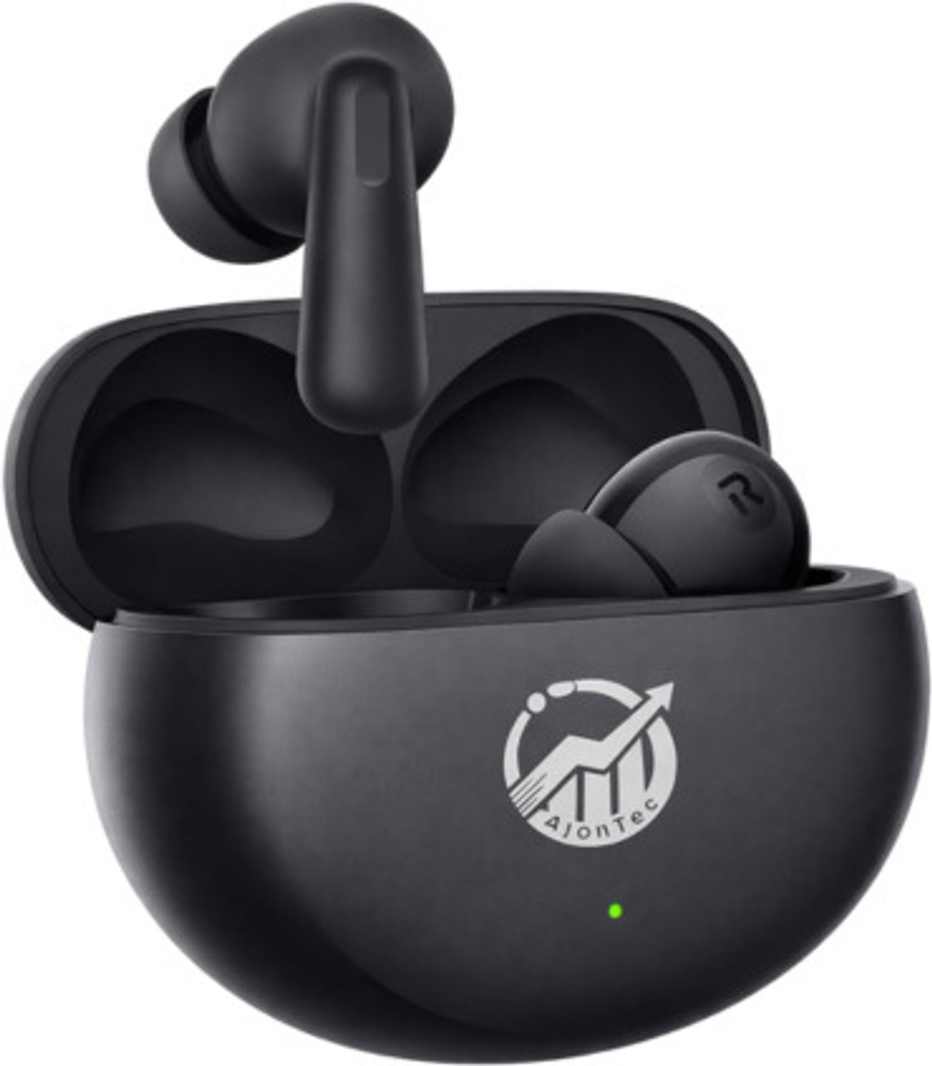 Image of EVLON BHARAT PRIVATE LIMITED BLUETOOTH VERSION V5.3 WITH TRANSMISSION DISTANCE UPTO 12M Bluetooth without Mic Headset (Black, True Wireless)