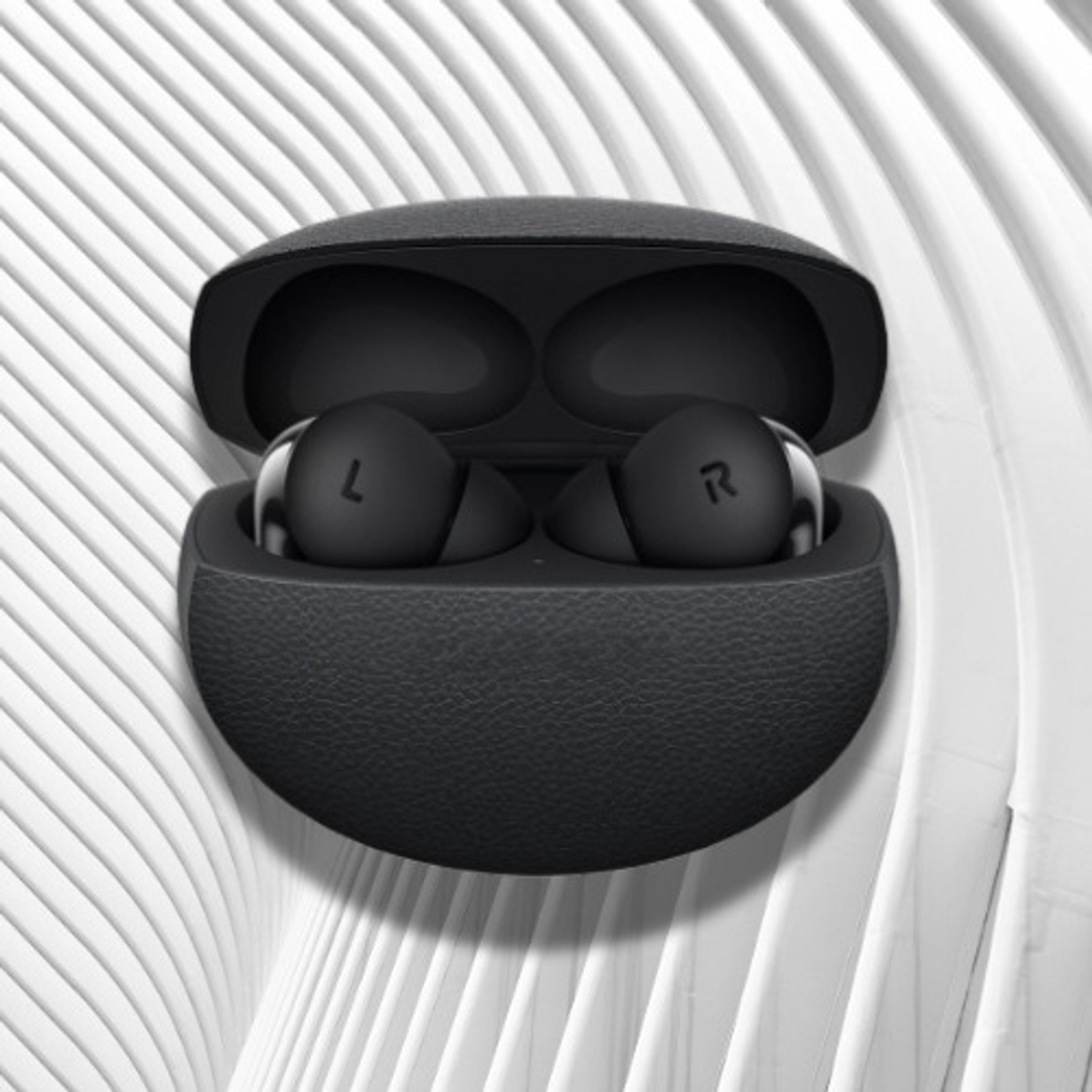 Image of Lynacz Original Bluetooth Wireless Earbuds Compatible for Oppo Enco X3, Touch Controls Bluetooth Headset (Black, In the Ear)
