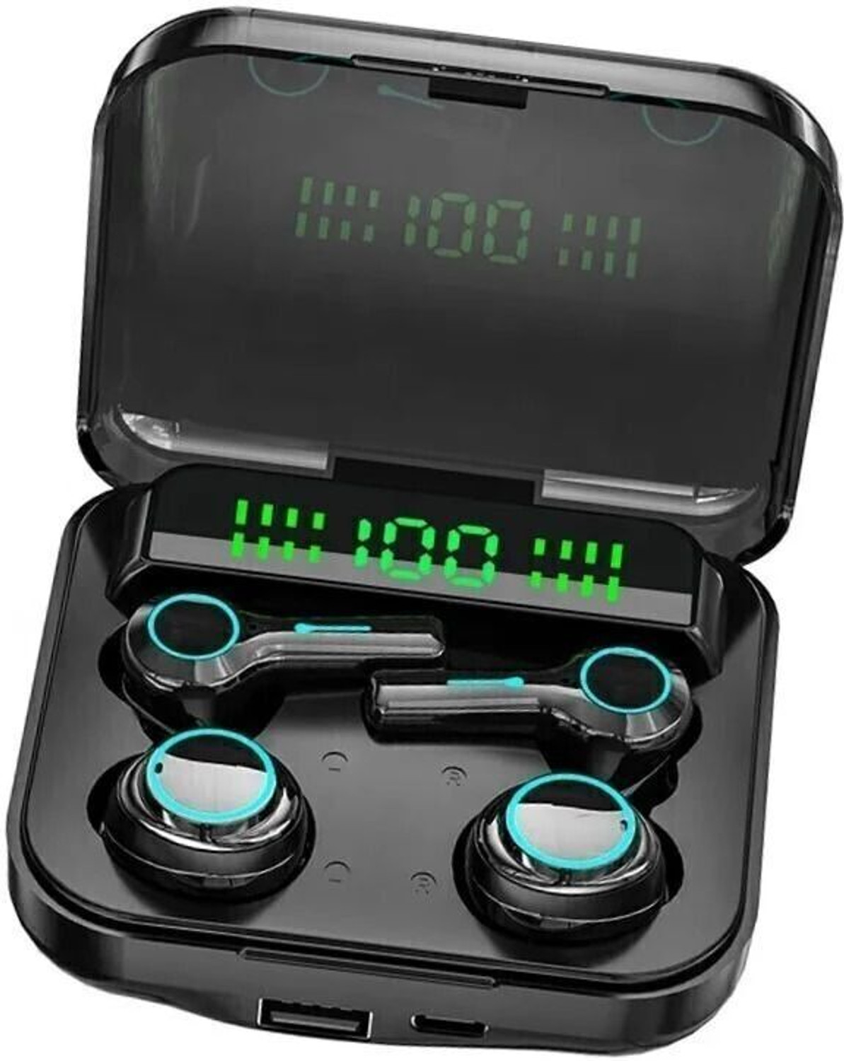 Image of Fitpro Q10 Two Pairs Double TWS Couple Headphones Ear Clip In-ear Earbuds Bluetooth Headset (White, On the Ear)