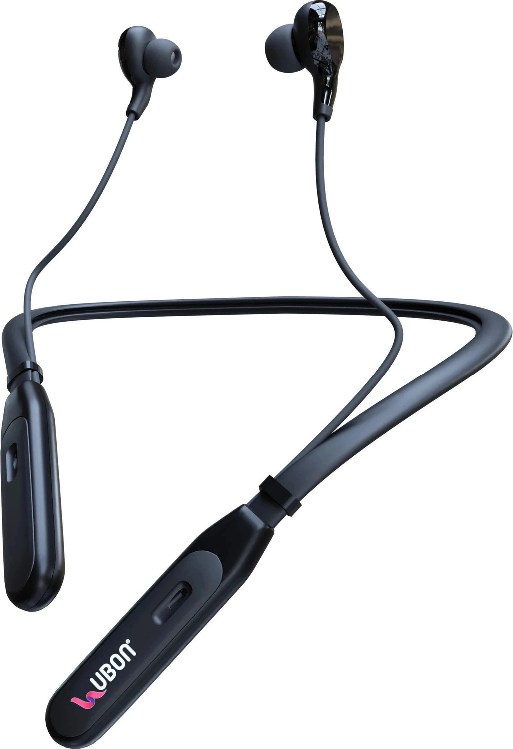 Image of electricbass ubon cl-115 DLX bluetooth neckband eargun series Bluetooth Headset (White, In the Ear)