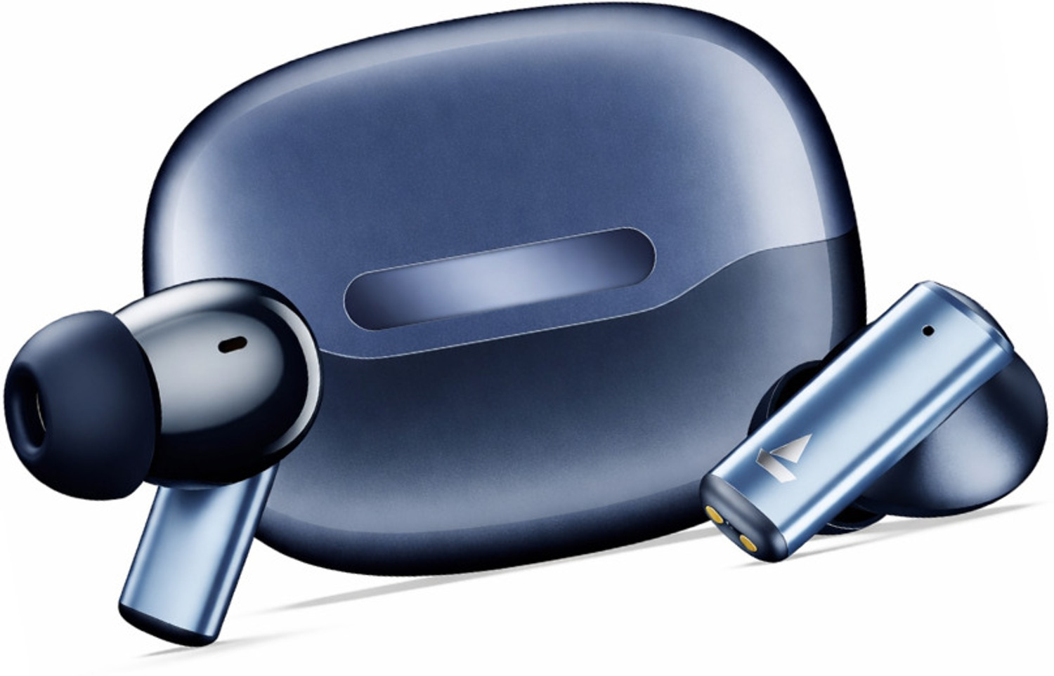 Image of EVLON BHARAT PRIVATE LIMITED BLUETOOTH VERSION V5.3 WITH TRANSMISSION DISTANCE UPTO 12M Bluetooth without Mic Headset (Black, True Wireless)