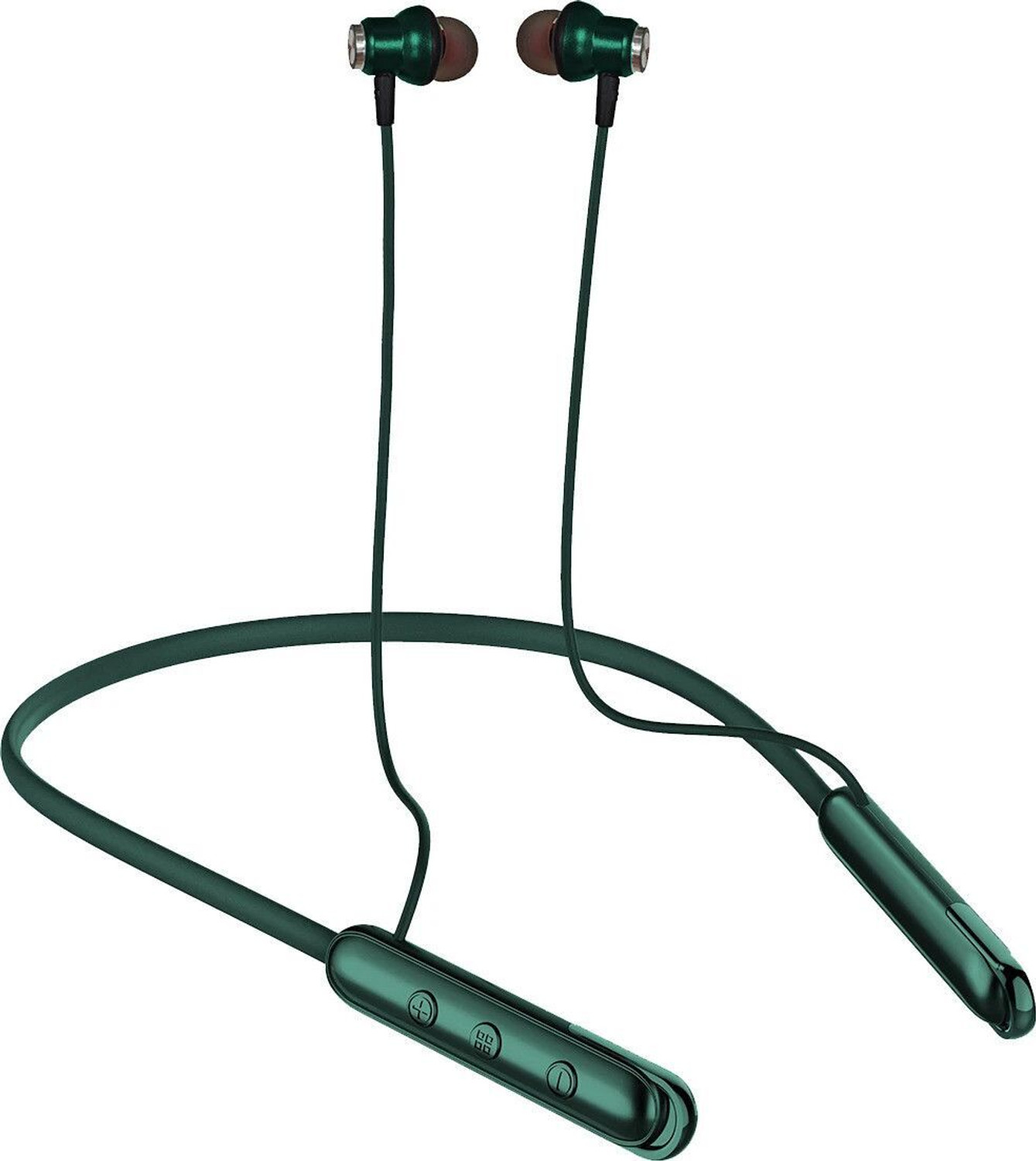 Image of GHEREL for OnePls Z2 Bluetooth Neckband Earphones Wireless Headset with Noise Bluetooth Headset (Green, In the Ear)