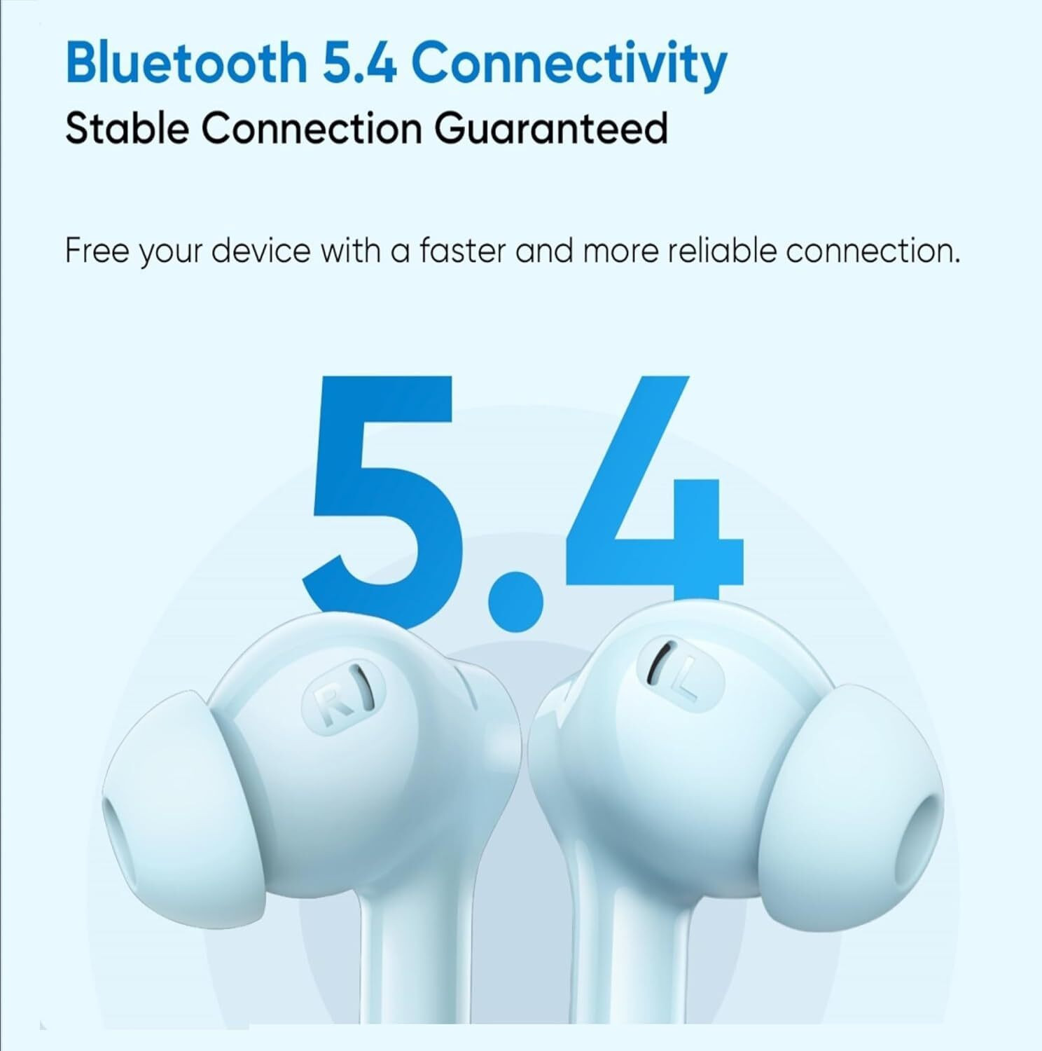 Image of Lynacz Original Compatible for Realme Buds T200x TWS Earbuds with Deep Bass 12.4mm Drivers, 25dB Bluetooth Headset (Active Noise Cancellation, Quad Mic, 45ms Latency - (Black), In the Ear)