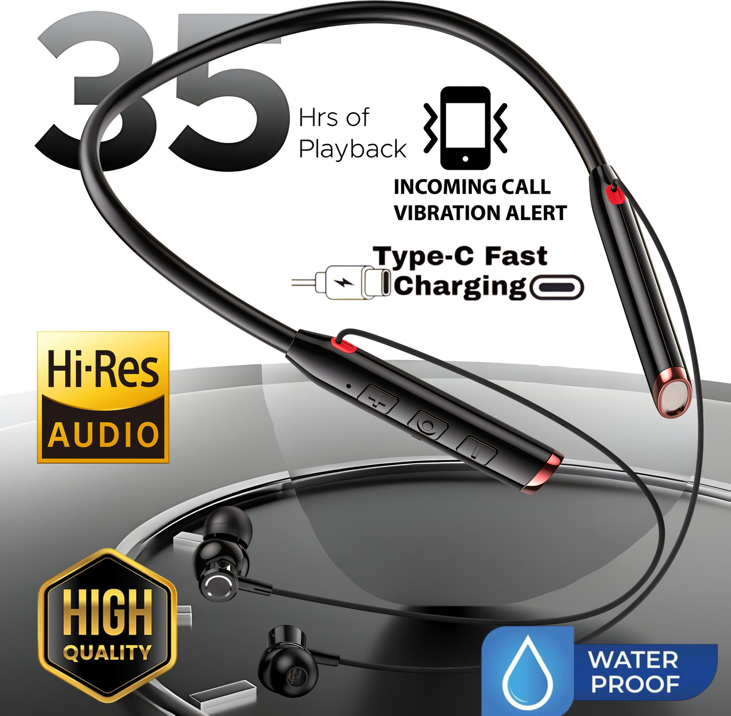 GEMFLY N345 Bluetooth Headset - Image 1
