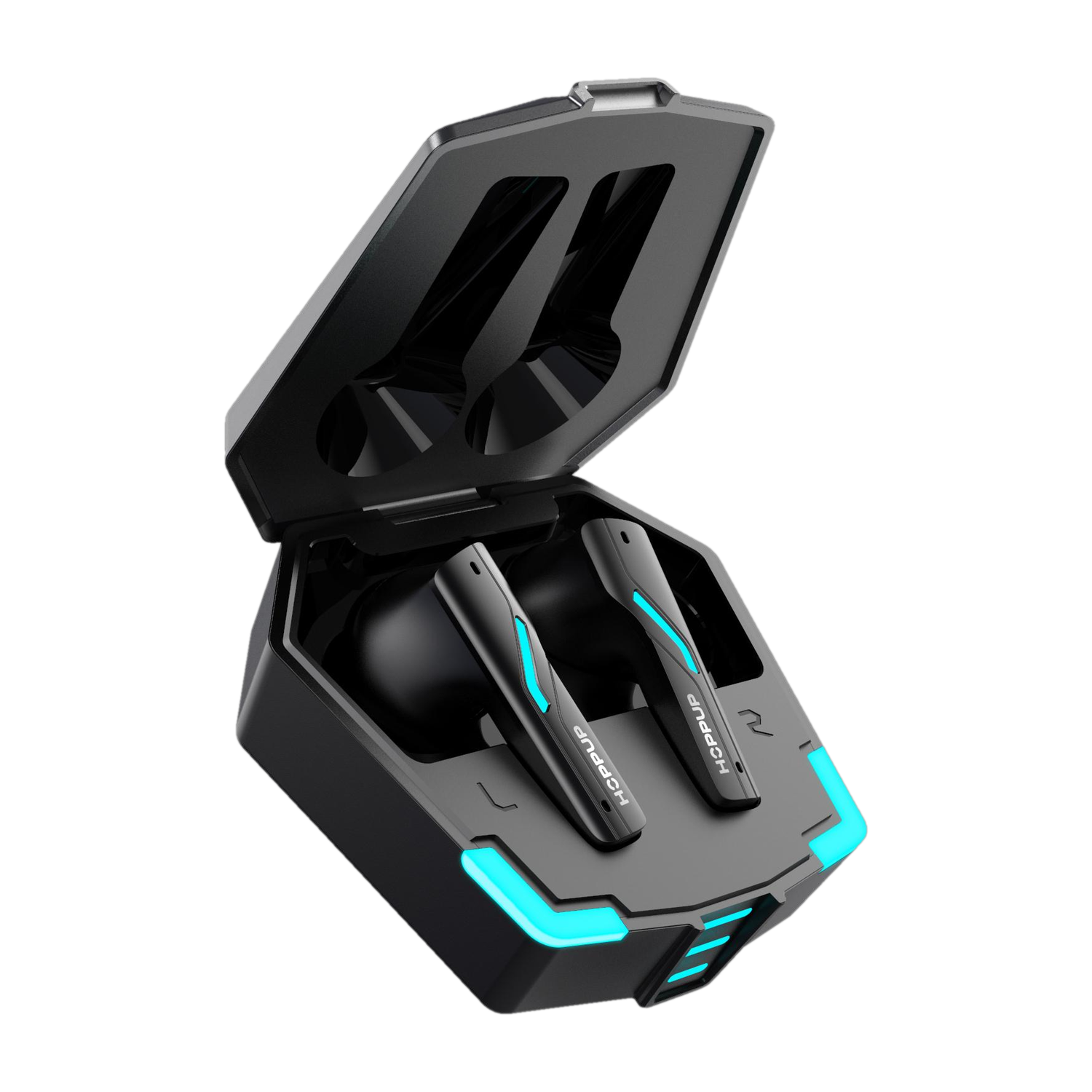 Image of WINGS Phantom 700 Buds Wireless Earbuds With 30 hrs Battery Backup,13mm Drivers Bluetooth Headset (Red, Black, In the Ear)