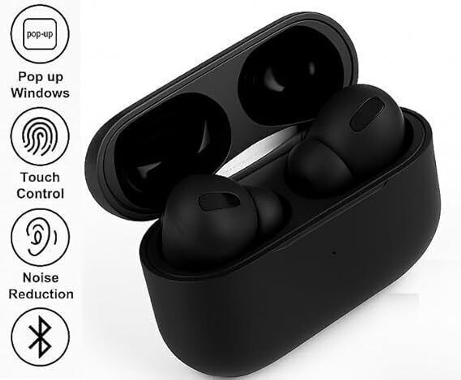 Image of Thirty First Buds 2Pro AI-Powered Truly Wireless in-Ear Earbud Intelligent Noise Cancellation Bluetooth Headset (Black, In the Ear)