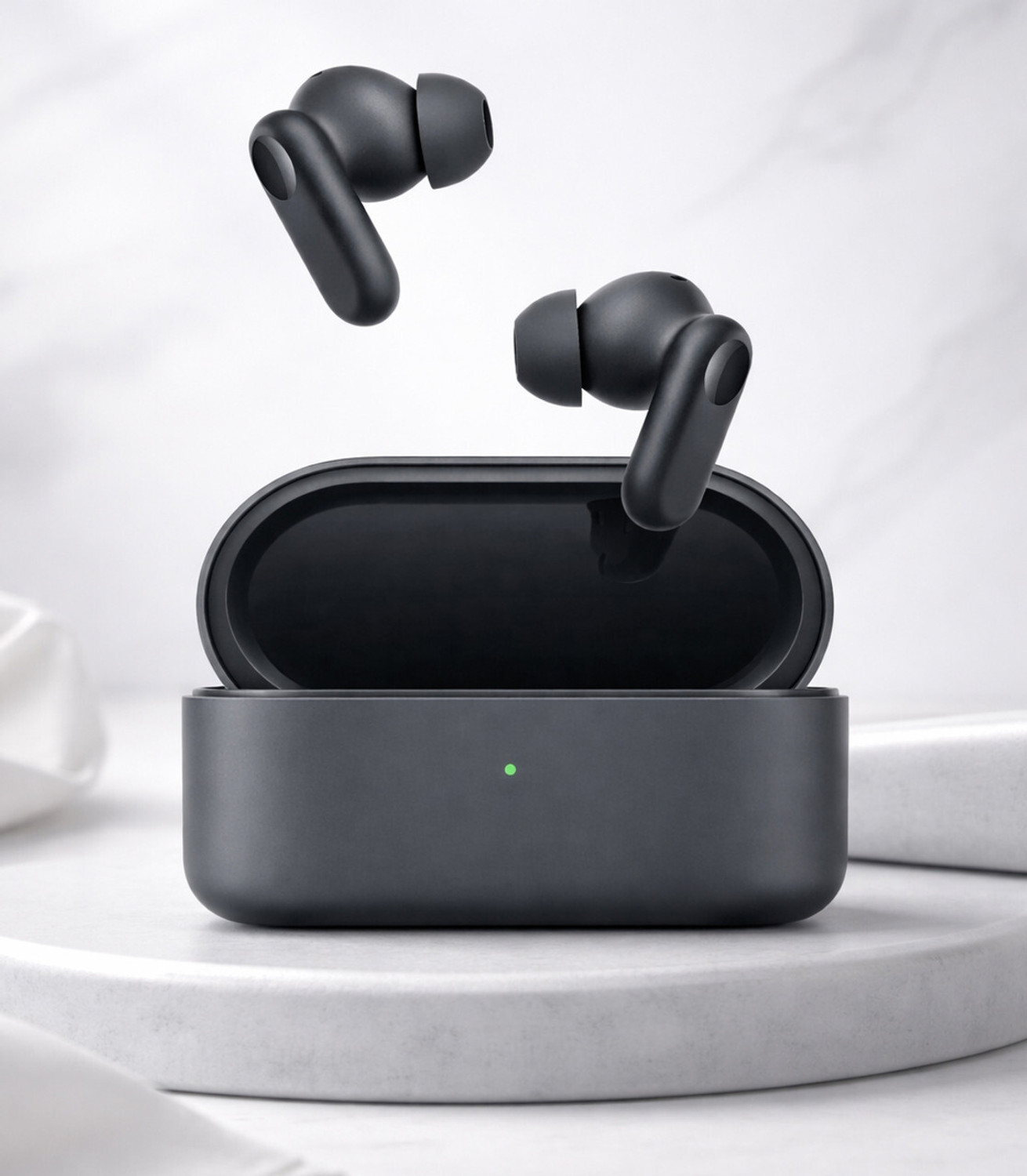 Image of Shincart On Plus Buds Pro 3 Bluetooth TWS in-Ear Buds - Dual Drivers Dual A3 Bluetooth Headset (Black, True Wireless)