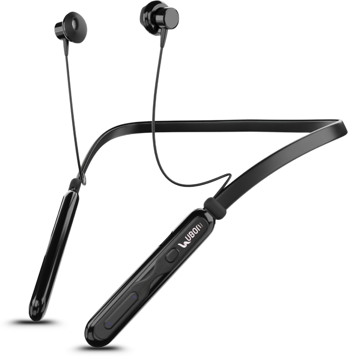 Image of electricbass ubon cl-115 DLX bluetooth neckband eargun series Bluetooth Headset (White, In the Ear)