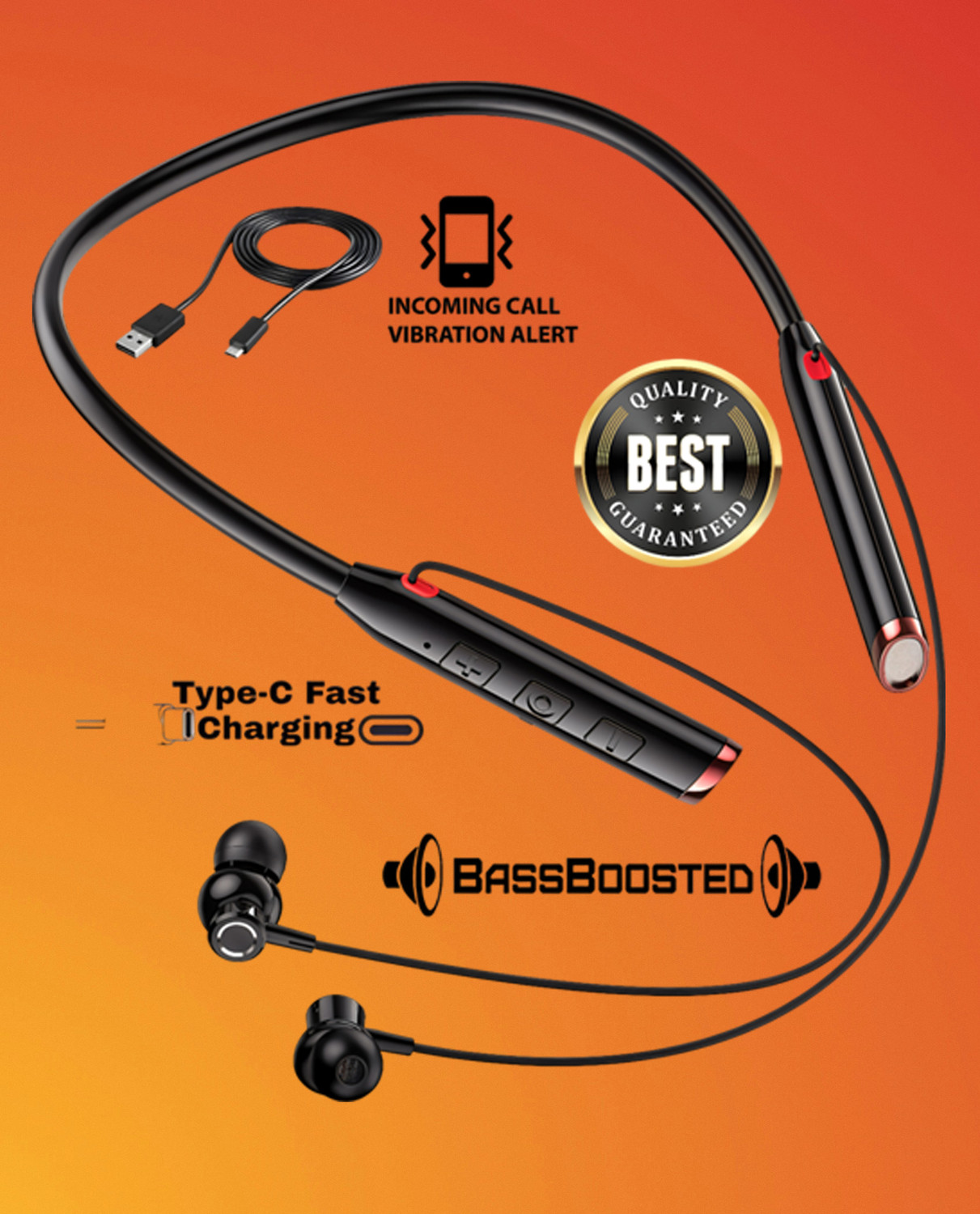 Image of itel Roar 60 Bluetooth Headset (Dark Blue, In the Ear)