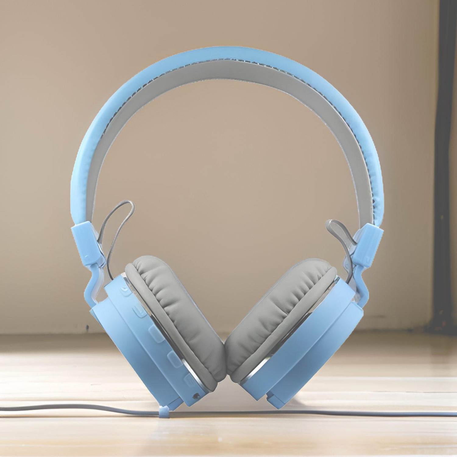 Image of Atozco Wireless Bluetooth Headphones with Deep Bass & Built-in Mic Bluetooth Headset (White, On the Ear)