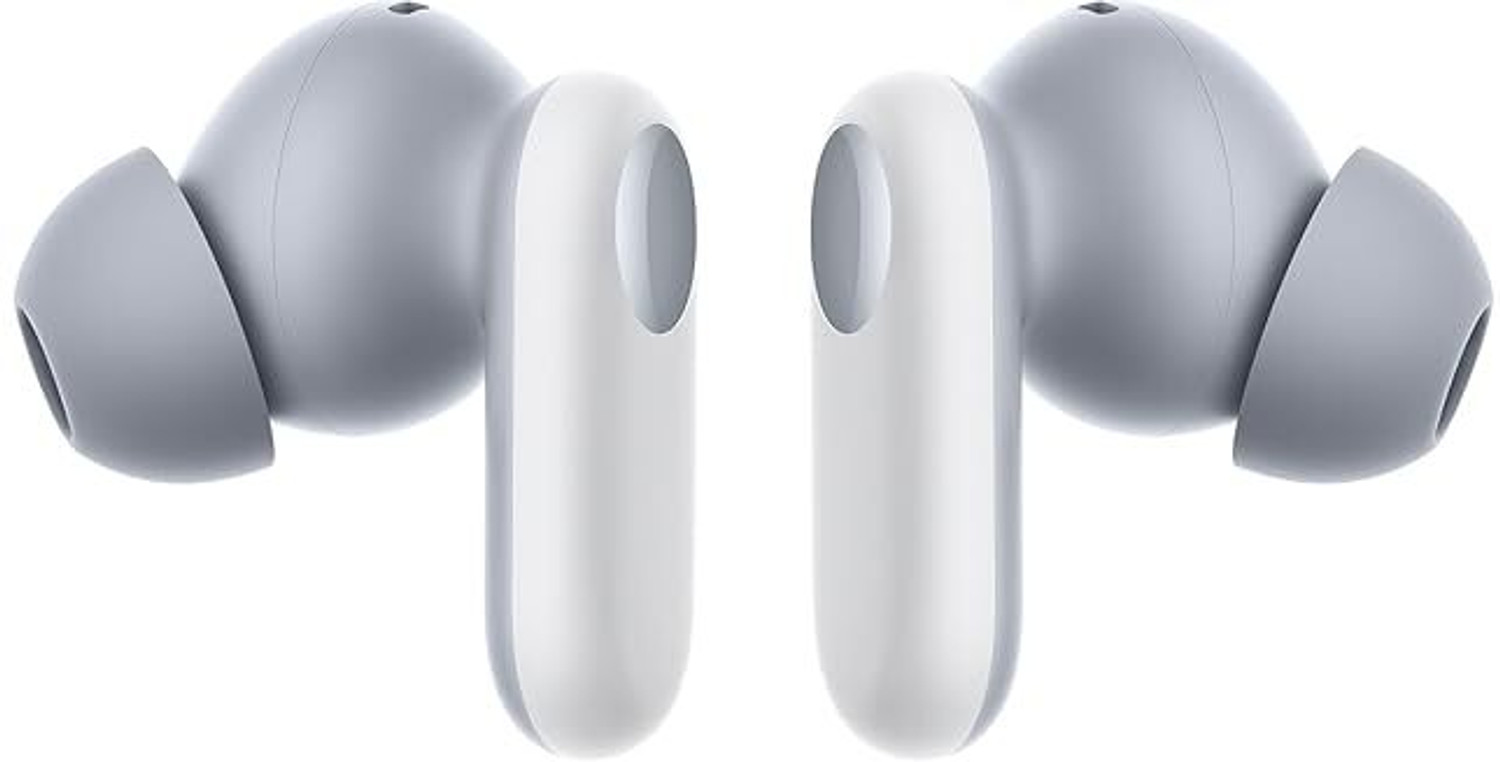 Image of Qexle OnePlus Nord Buds 2r True Wireless in Ear Earbuds with Dual Mic & AI Crystal(M) Bluetooth Gaming Headset (White, True Wireless)