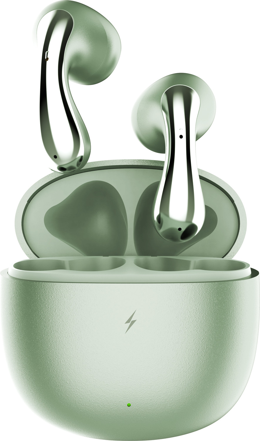 Image of Fire-Boltt Aero Lite TWS Earbuds, Custom EQ Profiles, 50H Battery, Quad Mic ENC, BT 5.4 Bluetooth Headset (Sage, True Wireless)