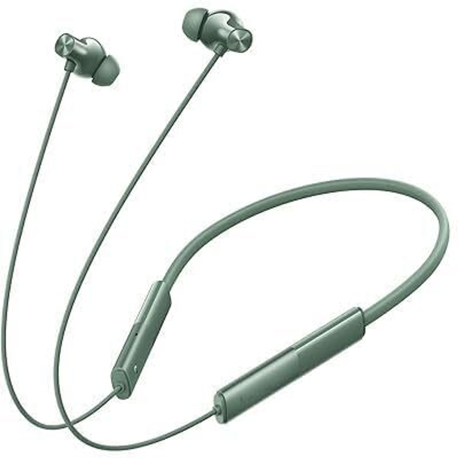 Image of GHEREL for OnePls Z2 Bluetooth Neckband Earphones Wireless Headset with Noise Bluetooth Headset (Green, In the Ear)