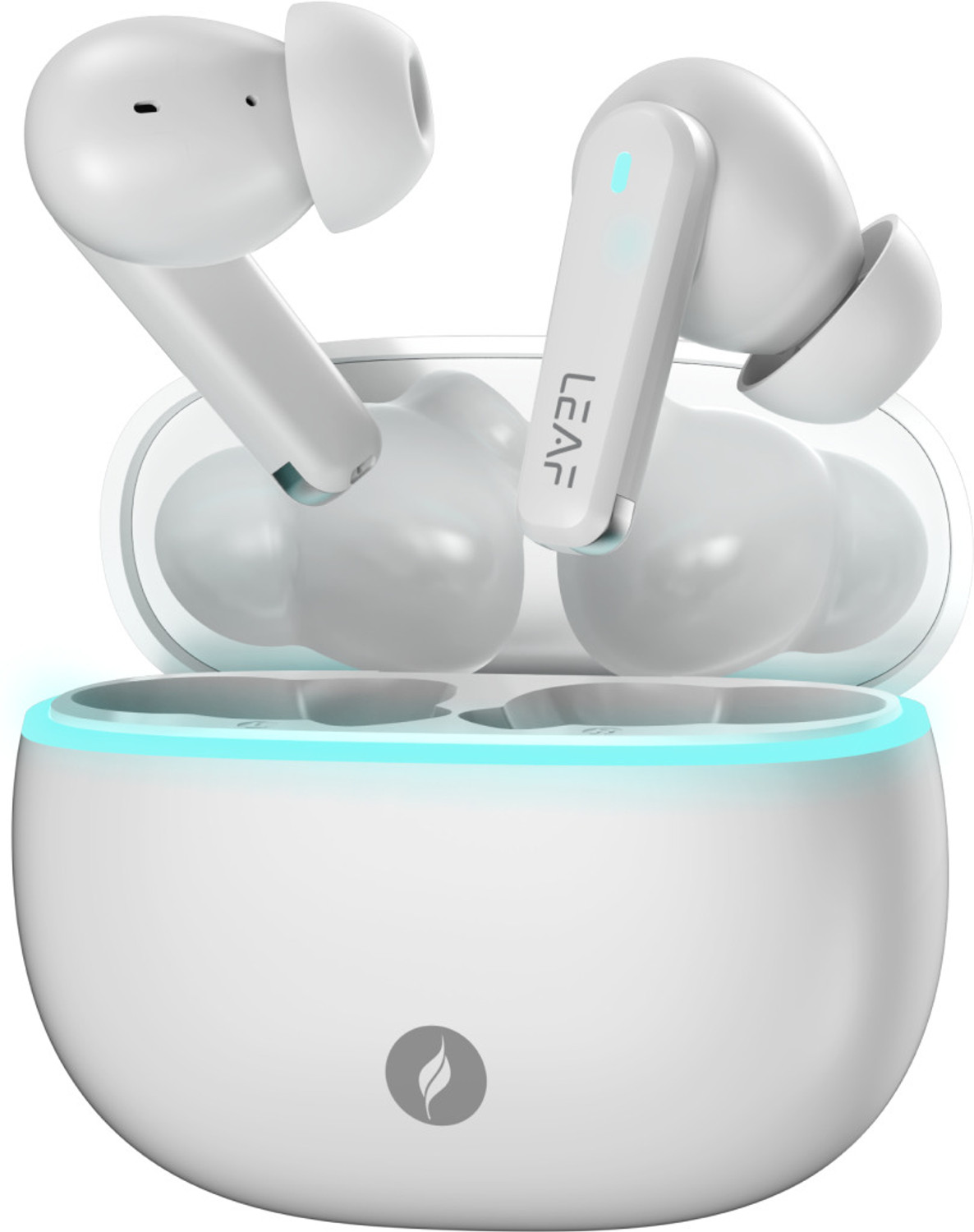 Image of Leaf Bass X414 Headphone, AI SOUND App, 50H Playtime, 40mm Driver, IPX5, BT v5.3 Bluetooth & Wired Headset (Desert Dune, On the Ear)