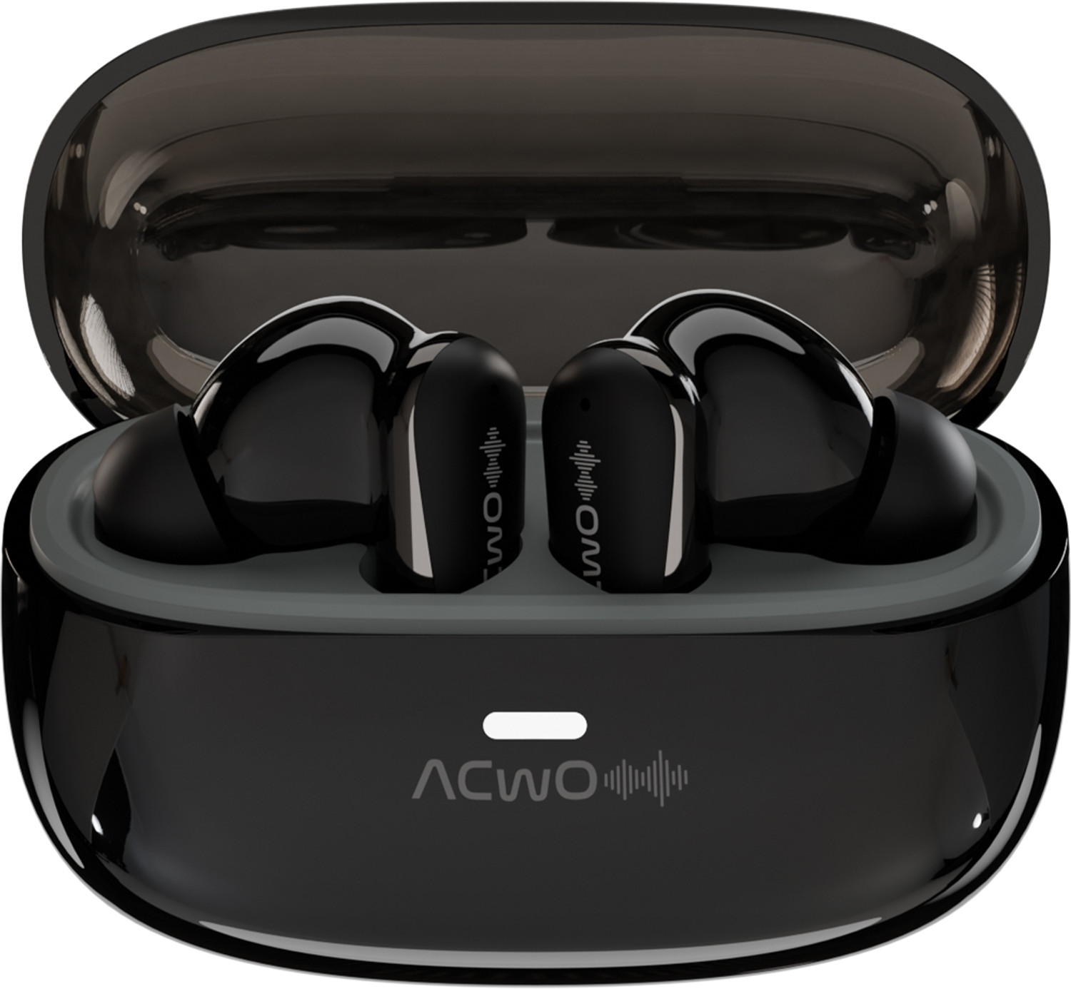Image of Lynacz Original For Nirvana Zenith Pro Earbuds, Spatial Audio, 50dB Noise Cancellation Bluetooth Headset (80H Battery Backup, Low Latency, Type-C Fast Charging (Black), In the Ear)