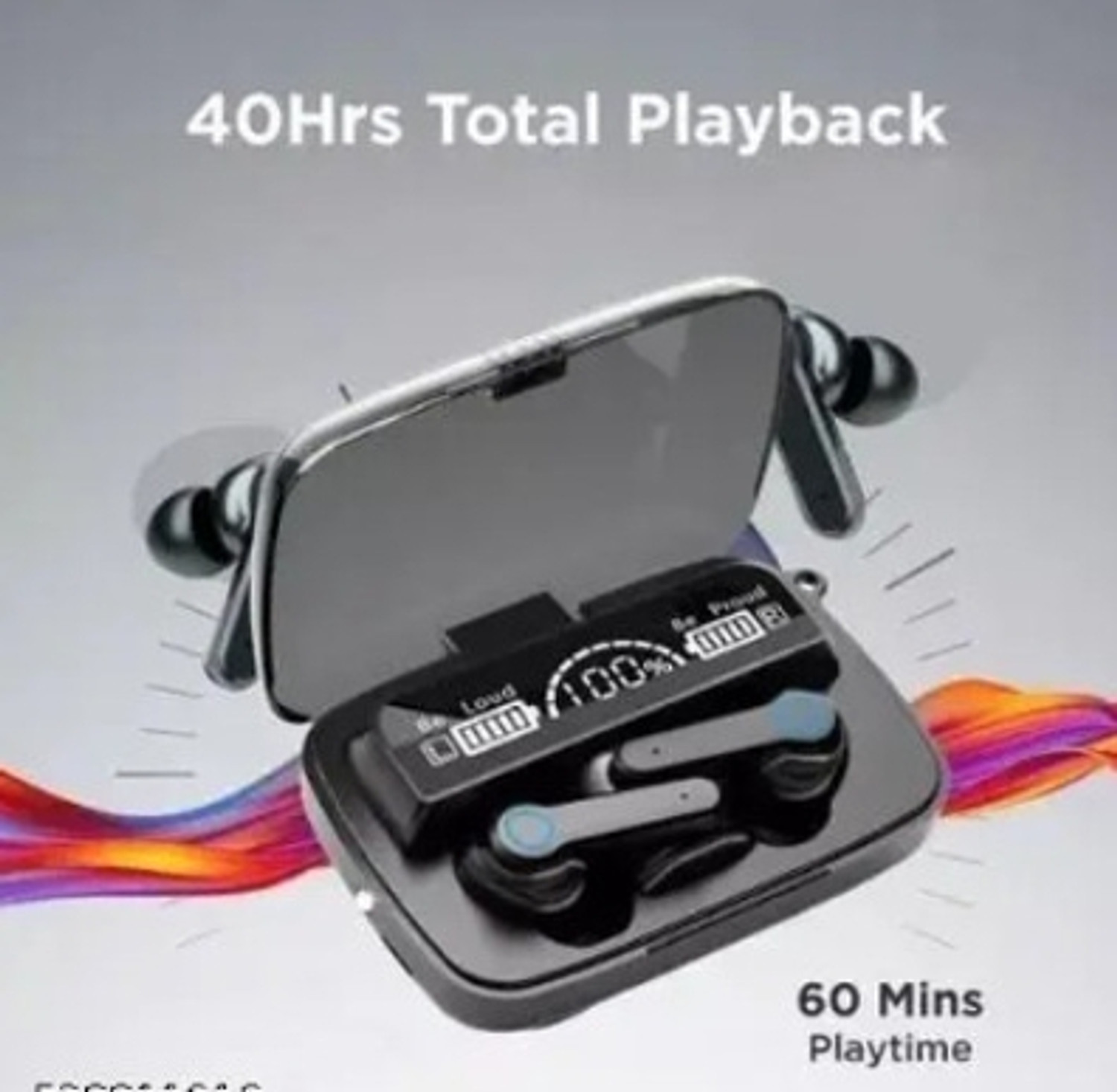Image of The OX NB-01 Bluetooth Headset (Black, True Wireless)