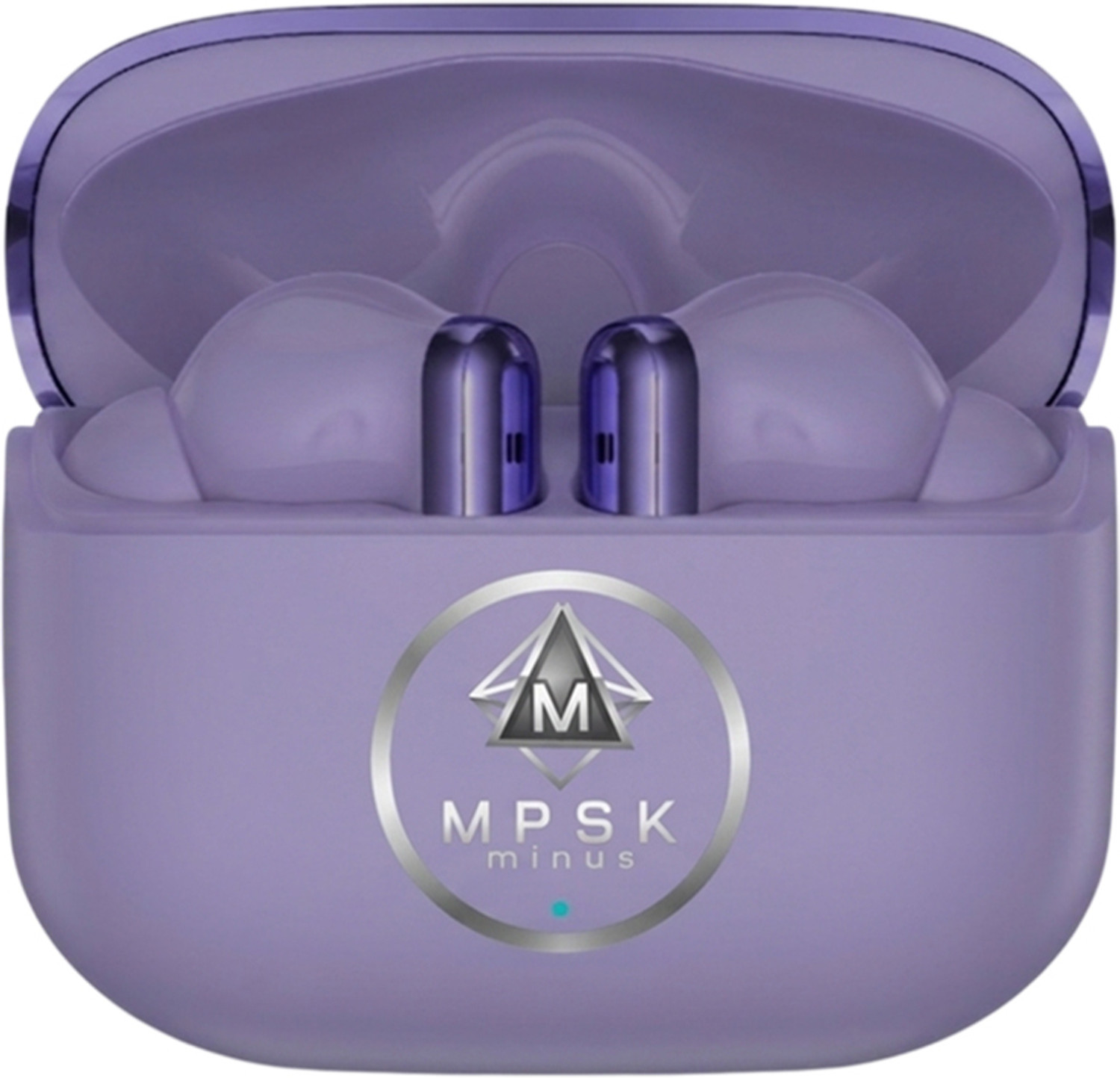 MMPSKminus BT-181 in The Ear Upto 48Hours Playtime,with AI ENC for calls&Deep Bass-4 Bluetooth Gaming Headset (Purple, True Wireless) - Image 1