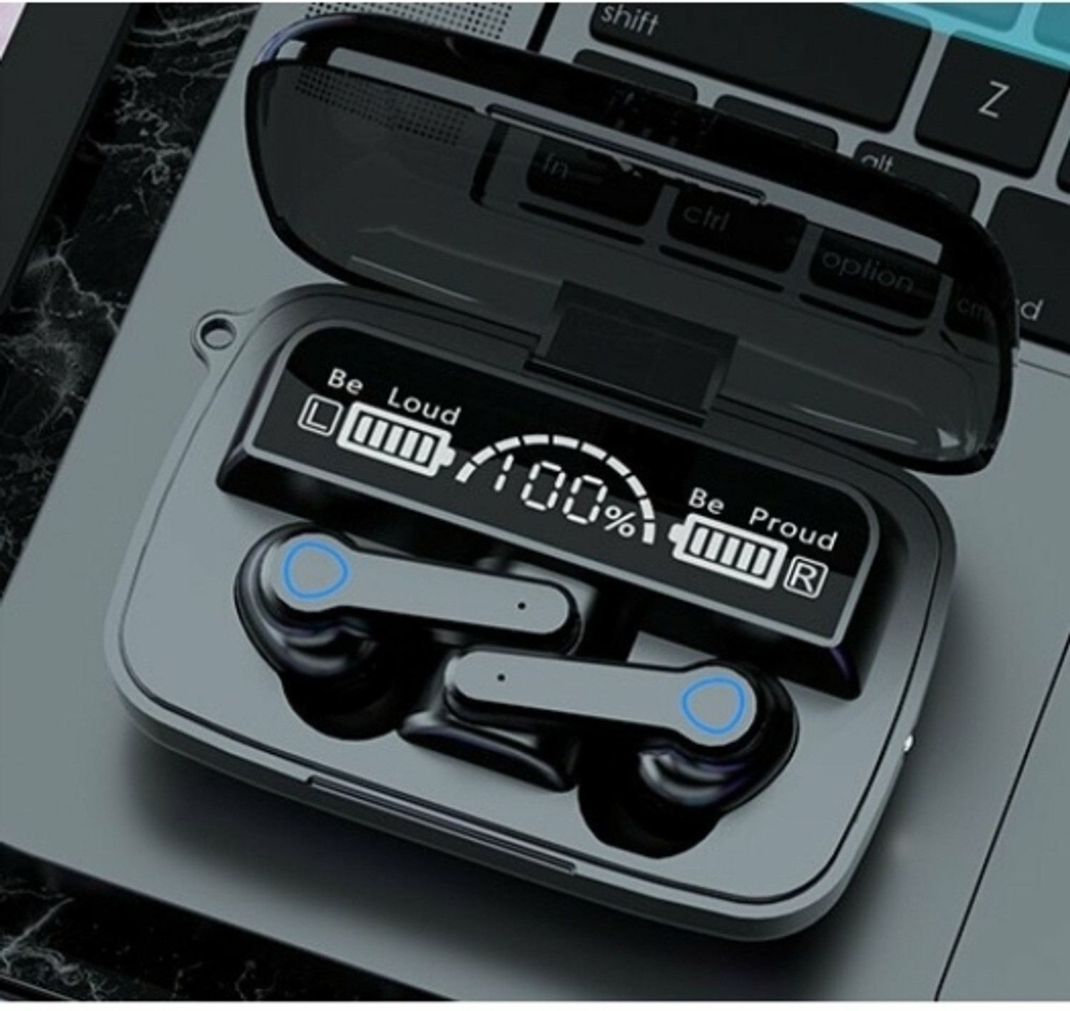 Image of Belear Q31 Gaming Earbuds 65ms Low Latency Earphones With Mic Noise Cancelling Wireless Bluetooth Gaming Headset (Black, True Wireless)
