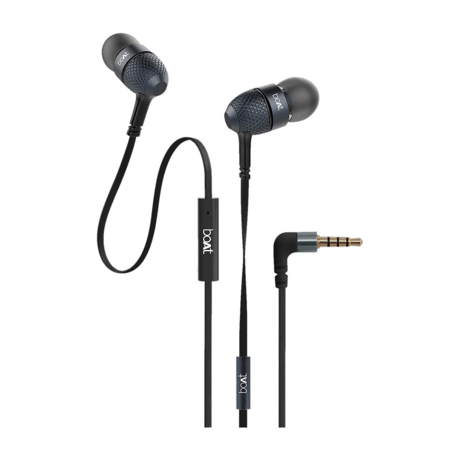 Image of AYNEXS ORIGINAL for Realme Buds 2 Neo Wired Earphones with Mic, 11.2mm Bass Driver, Tangle-Free Wired Headset (Black, In the Ear)