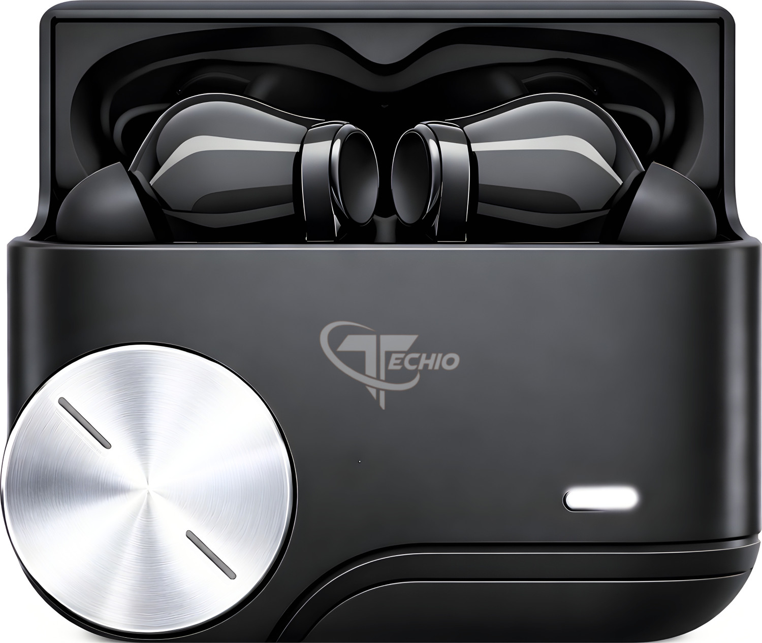Image of GHEREL Oneplus 2r Wireless Buds Bluetooth Headset (Deep Grey, In the Ear)