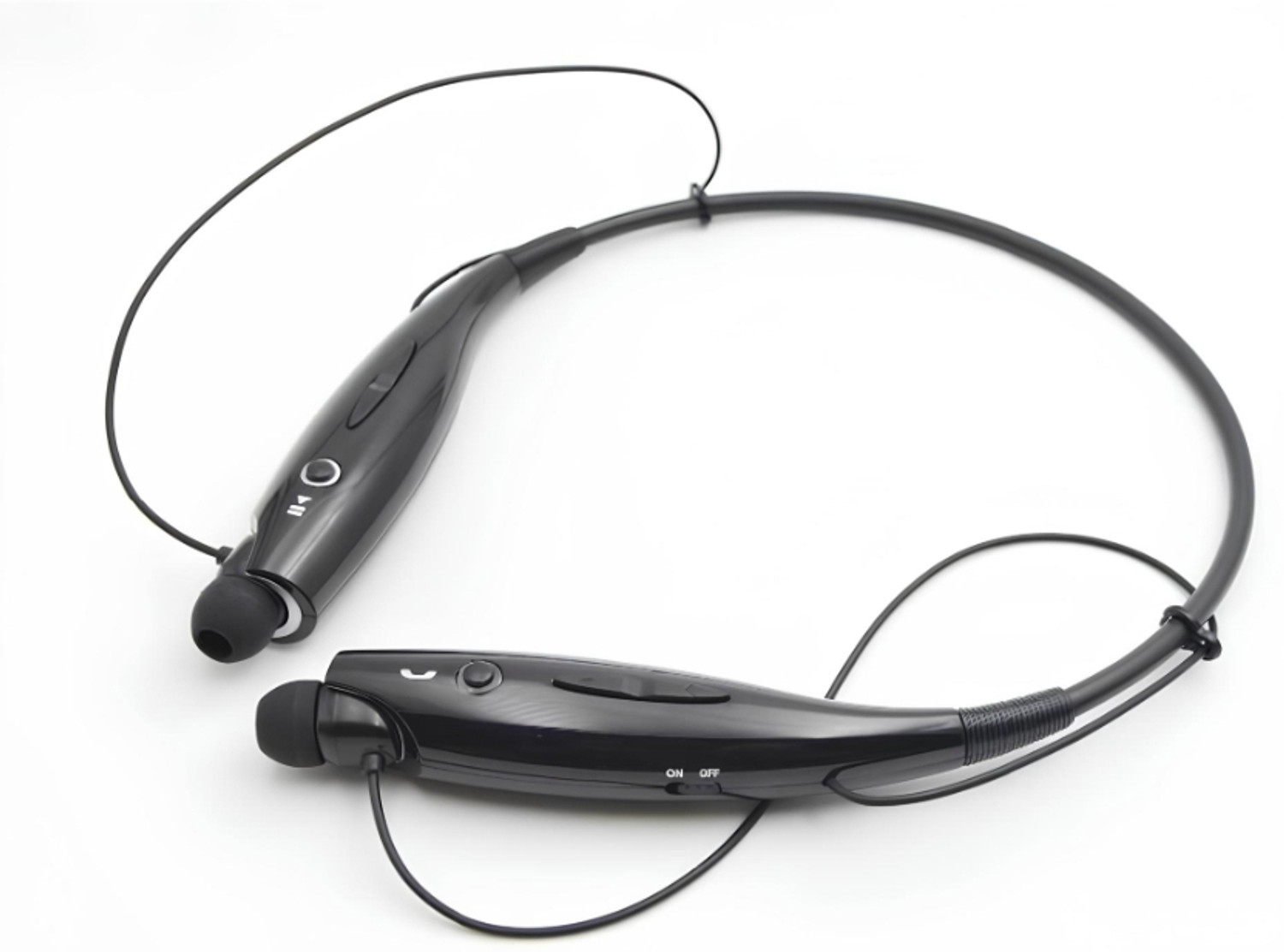 Image of unigenaudio UNIPODS Xtra True Wireless Earbuds Earphones, 120H Playtime Bluetooth Headset (Black, In the Ear)