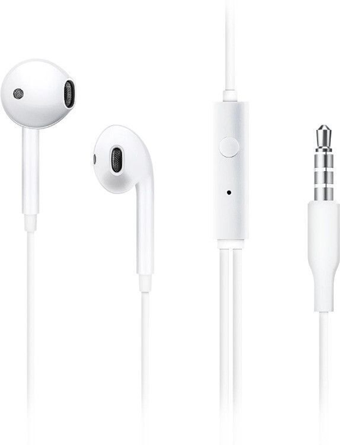 Image of vivo Semi-In-Ear XE160 3.5mm jack Wired Earphones(Professional tuning) Wired Headset (White, In the Ear)