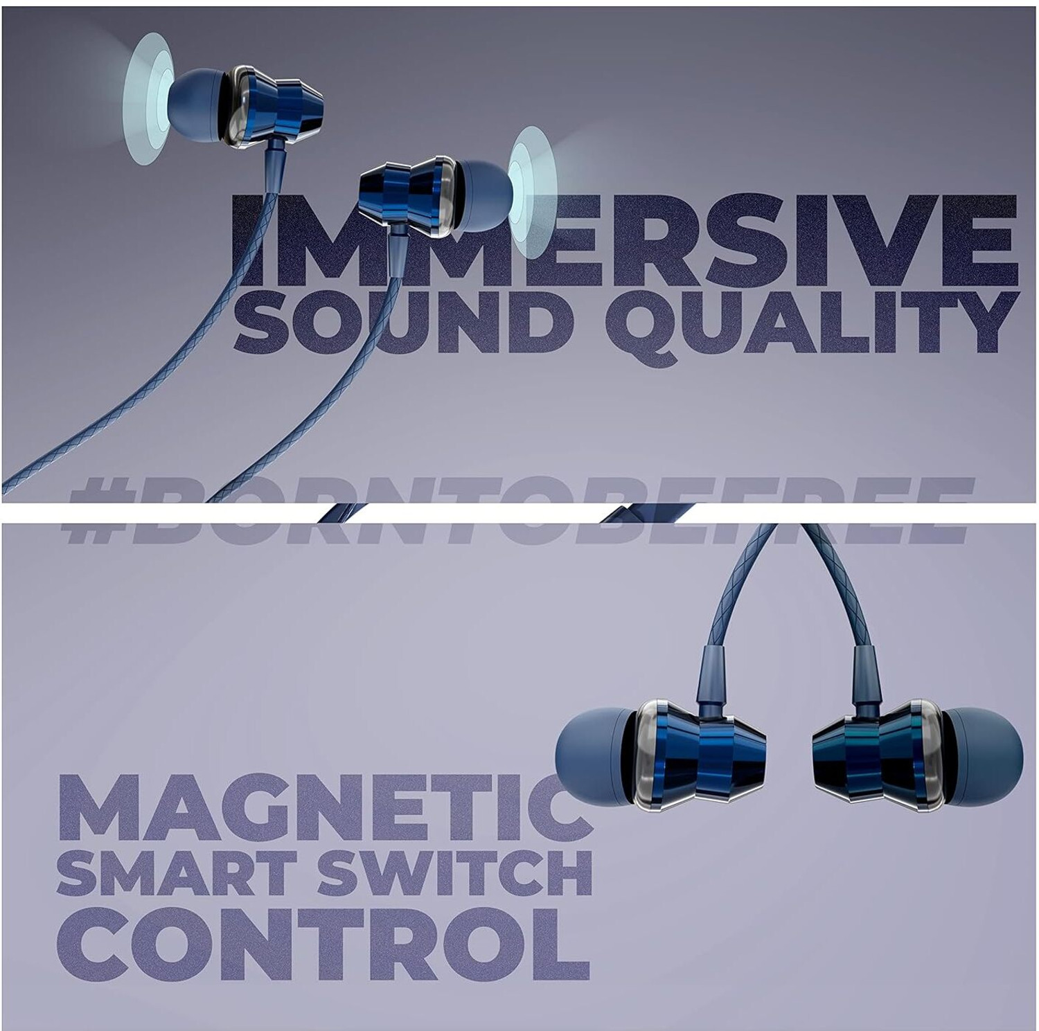 Image of EARBASS CL-35 Jet Charging 100 Hr Playtime, High Bass, Low Latency, Gaming & Calling Bluetooth Headset (Blue, Black, Green, True Wireless)
