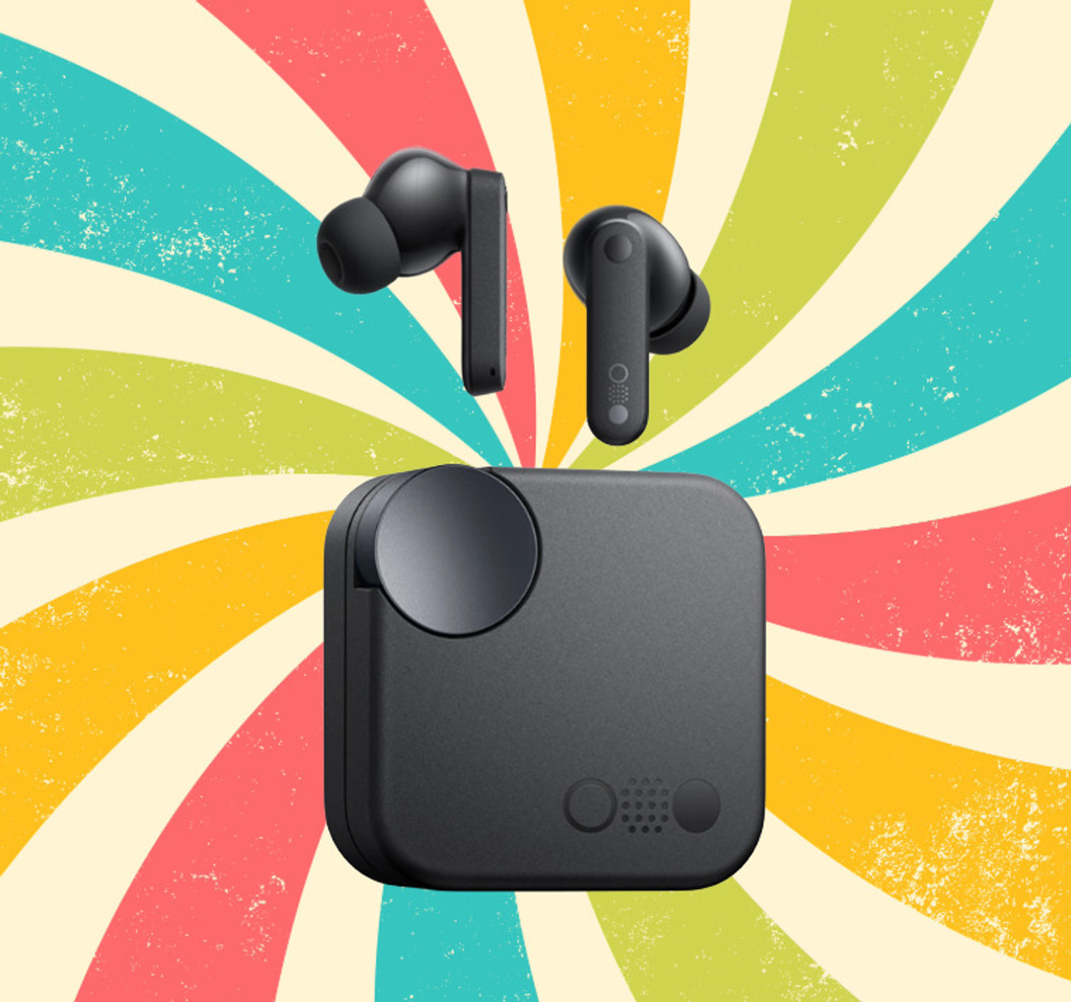 Image of TECHMAZE N o i s e Master Buds, Sound by Bose in-Ear Bluetooth Earbuds, Up to 49dB Q4 Bluetooth Headset (Black, True Wireless)