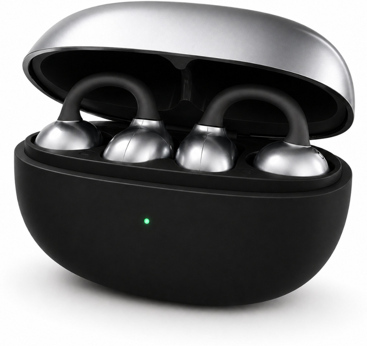 Image of Fitpro Q10 Two Pairs Double TWS Couple Headphones Ear Clip In-ear Earbuds Bluetooth Headset (White, On the Ear)