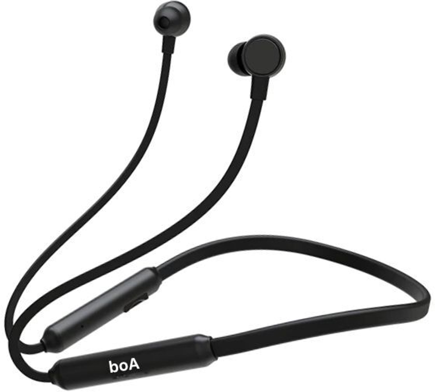 Image of Palnek 8oAt Advanced Bluetooth Neckband 40 Hrs - Wireless Tech, Enhanced Bass QC Bluetooth Headset (Black, In the Ear)