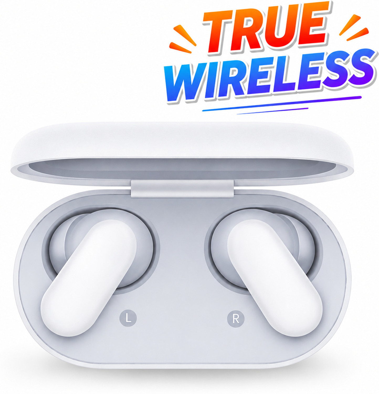 Image of Lynacz Original Wireless in Ear Earbuds with Mic Compatible with 2r 12.4mm Drivers Bluetooth Headset (Playback:Upto 38hr case,4-Mic Design, IP55 Rating [Triple Blue], In the Ear)